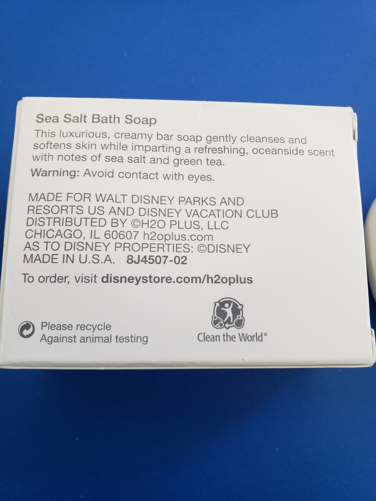 Set of 2 Disney Resorts/Hotel H2O Plus Spa Sea Salt BathFacial Soap 2oz Each NIB