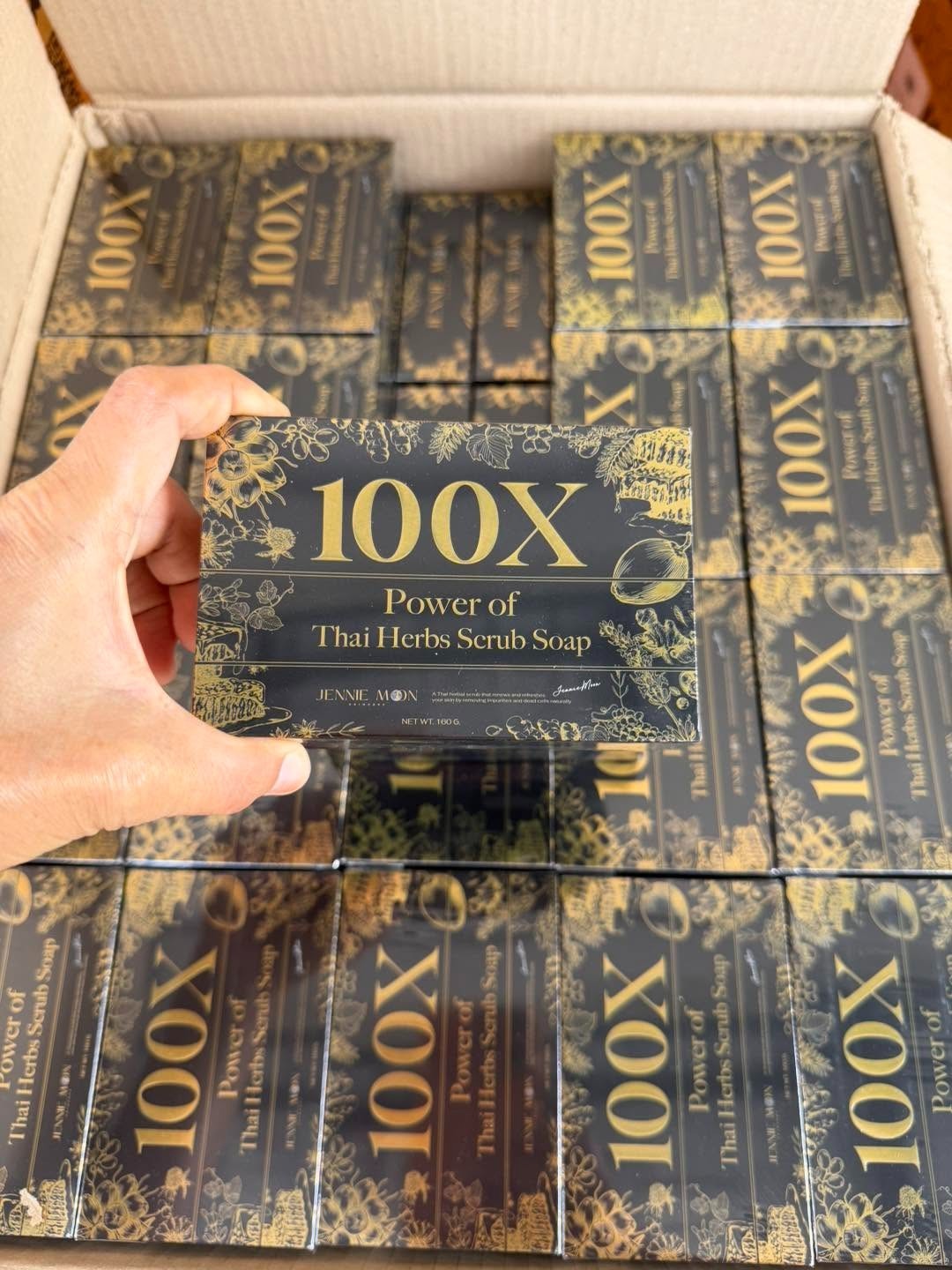 Jennie Moon X100 Power of Thai Herbs Scrub Soap 160gr – 2 Units
