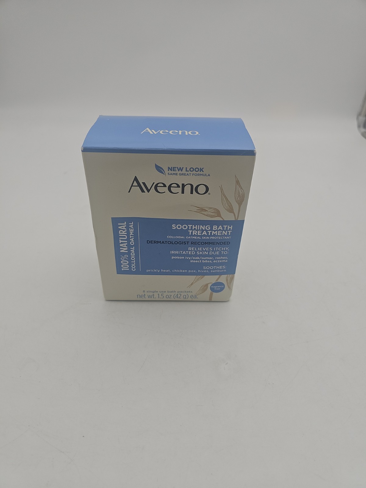 Aveeno Soothing Bath Treatment Oatmeal Skin Protectant 100% Natural USA Seller