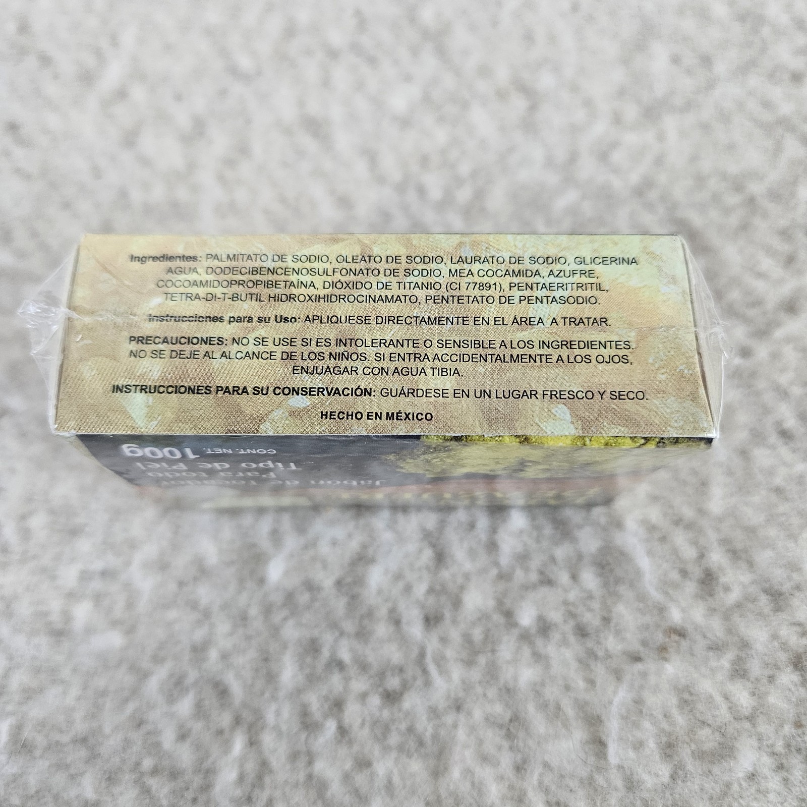 SULFUR SOAP Eco Verde Made In MEXICO 100G New Sealed