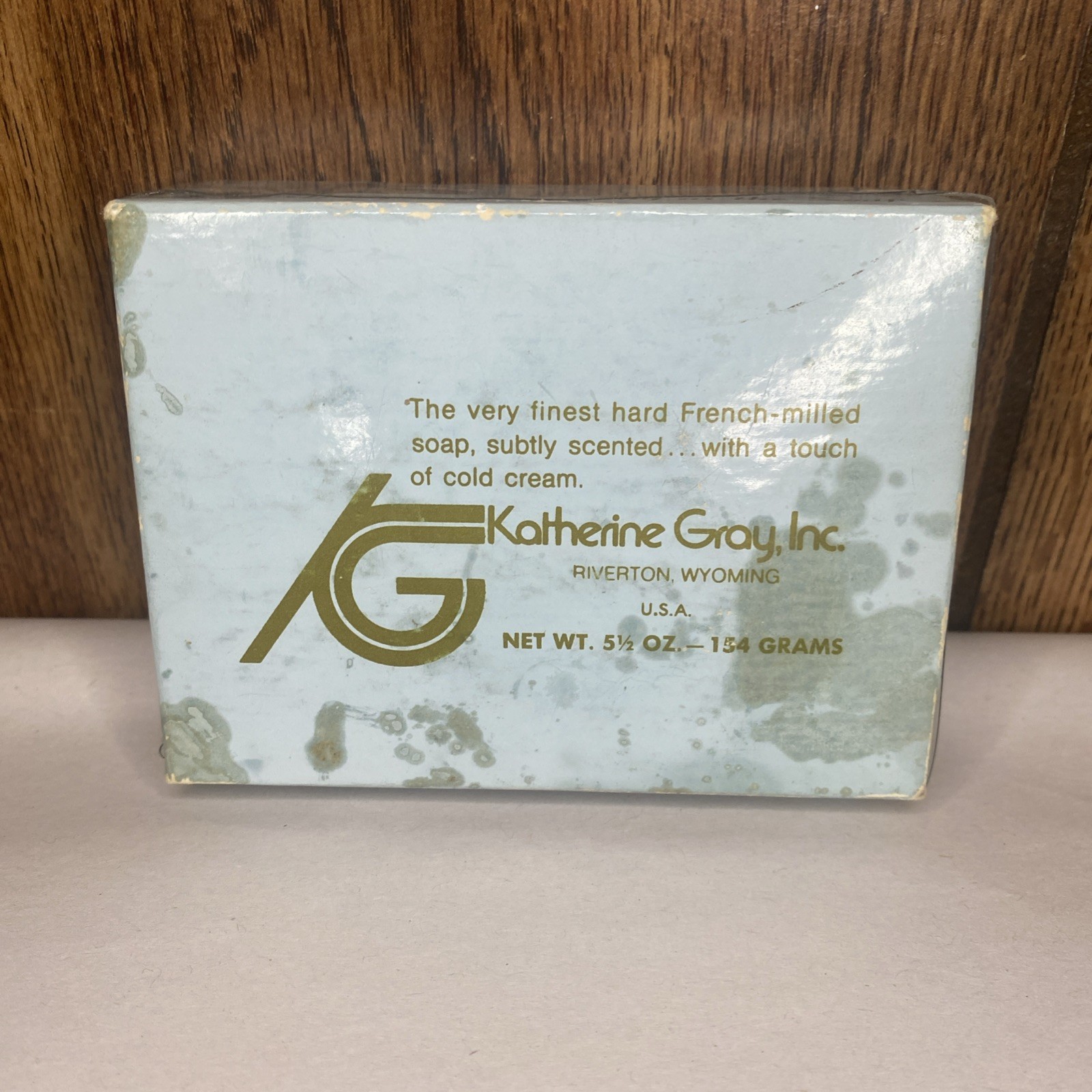 Vintage Katherine Gray, Inc. New French-milled Boxed Soap Duo Set Skiers