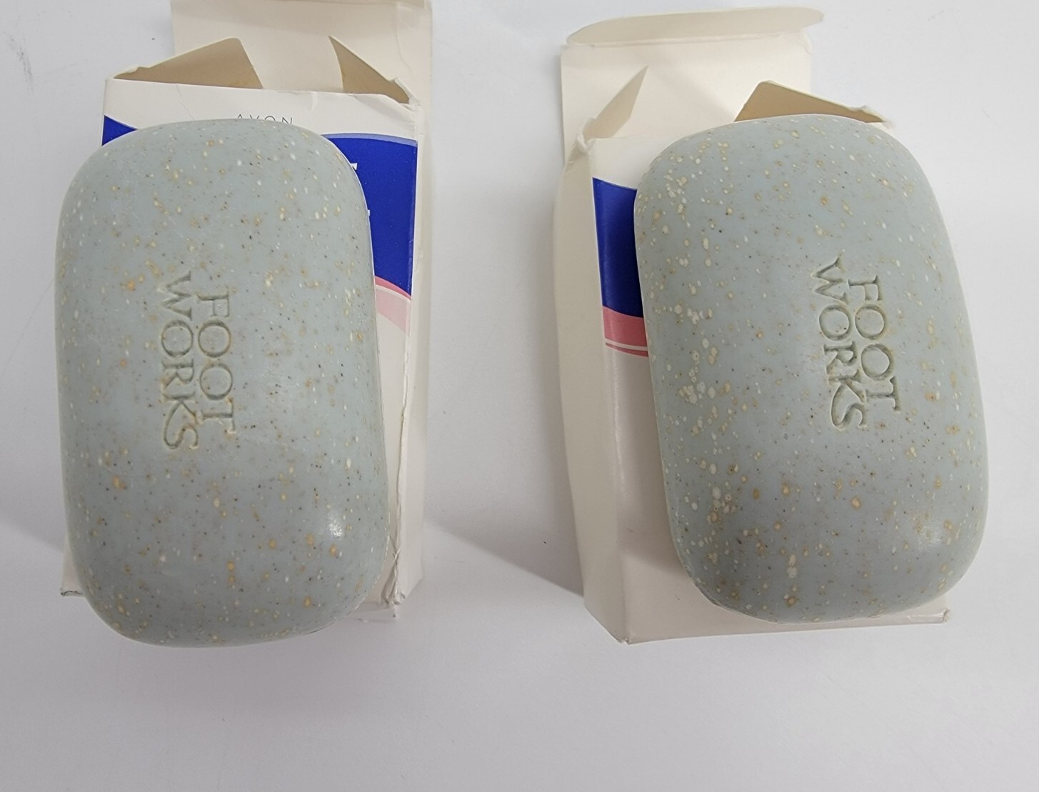 (Lot Of 2) Exfoliating Bar Soap Footworks Avon Retired (NOS)***