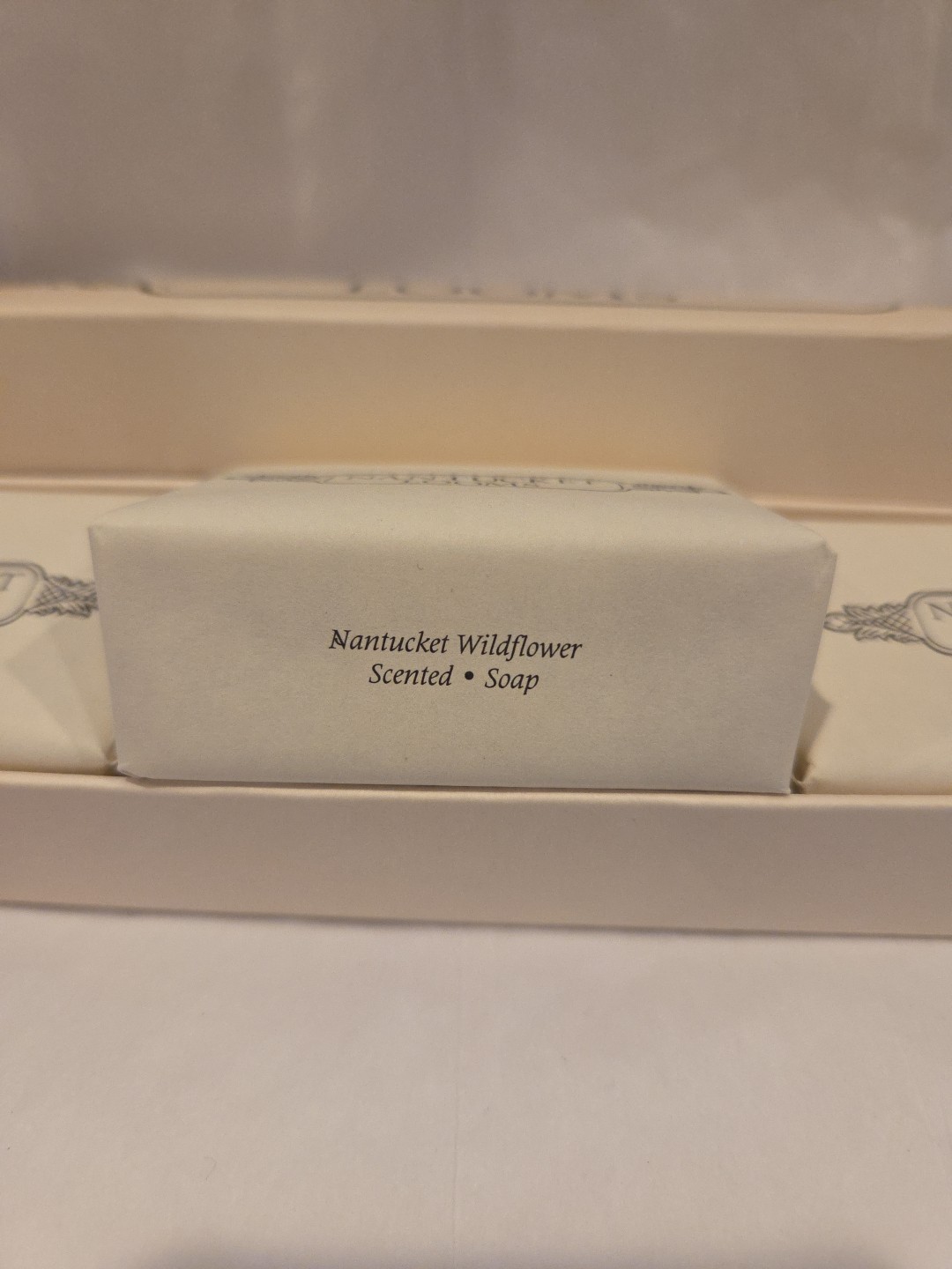 NEW Nantucket Looms 3 Bar Soap Set Wildflower Scented Boxed NIP