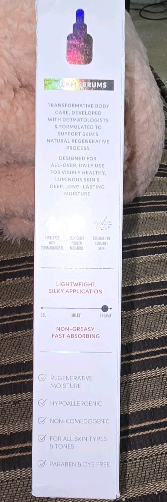 Dove Pro-Ceramide Repair Cream Serum Body Hyaluronic Acid 8 fl oz