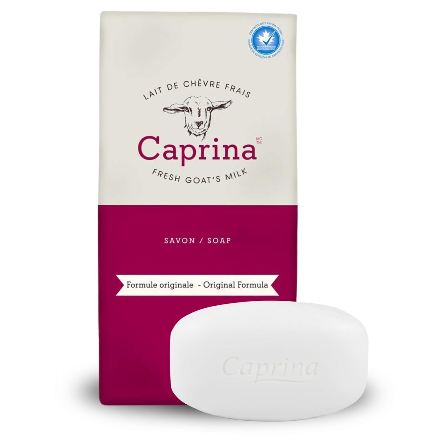 Caprina Fresh Goat Milk Bar Soap 6-Pack Classic Scent Hydrating All Skin Type…