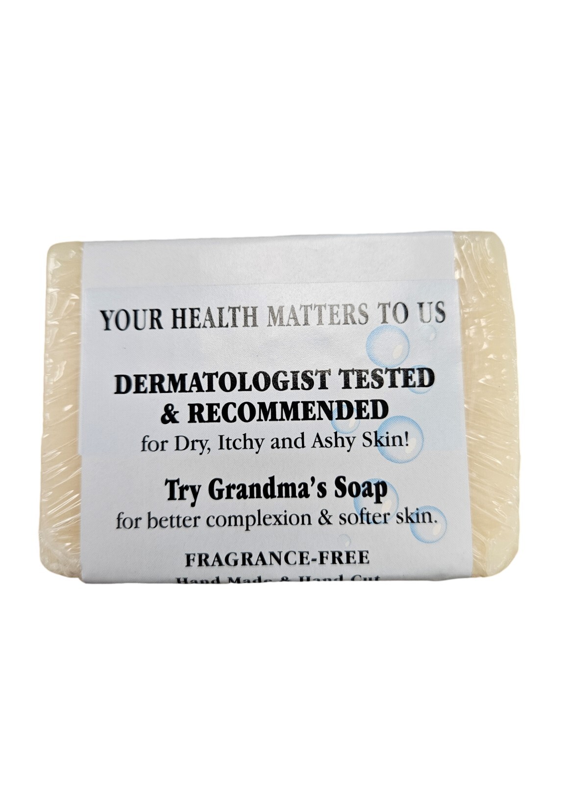Grandma’s Lye Soap Pure & Natural 6oz Bar Unscented ( 2 pack )