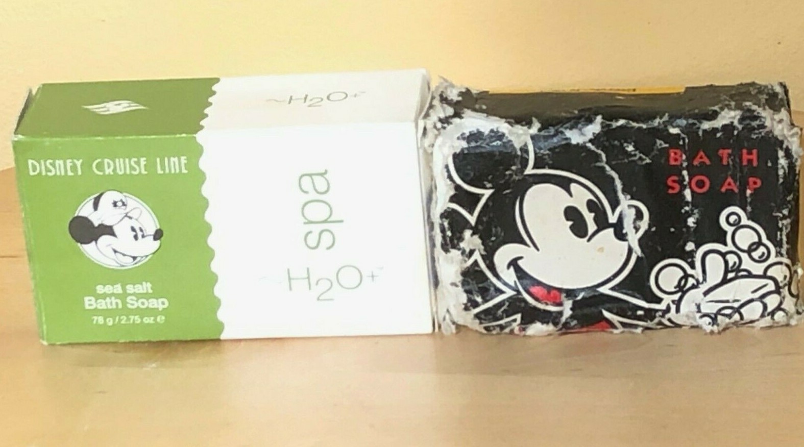 Walt Disney Cruise Line Spa Sea Salt~Vtg Resort Mickey Mouse Bath Bar Soap HD29