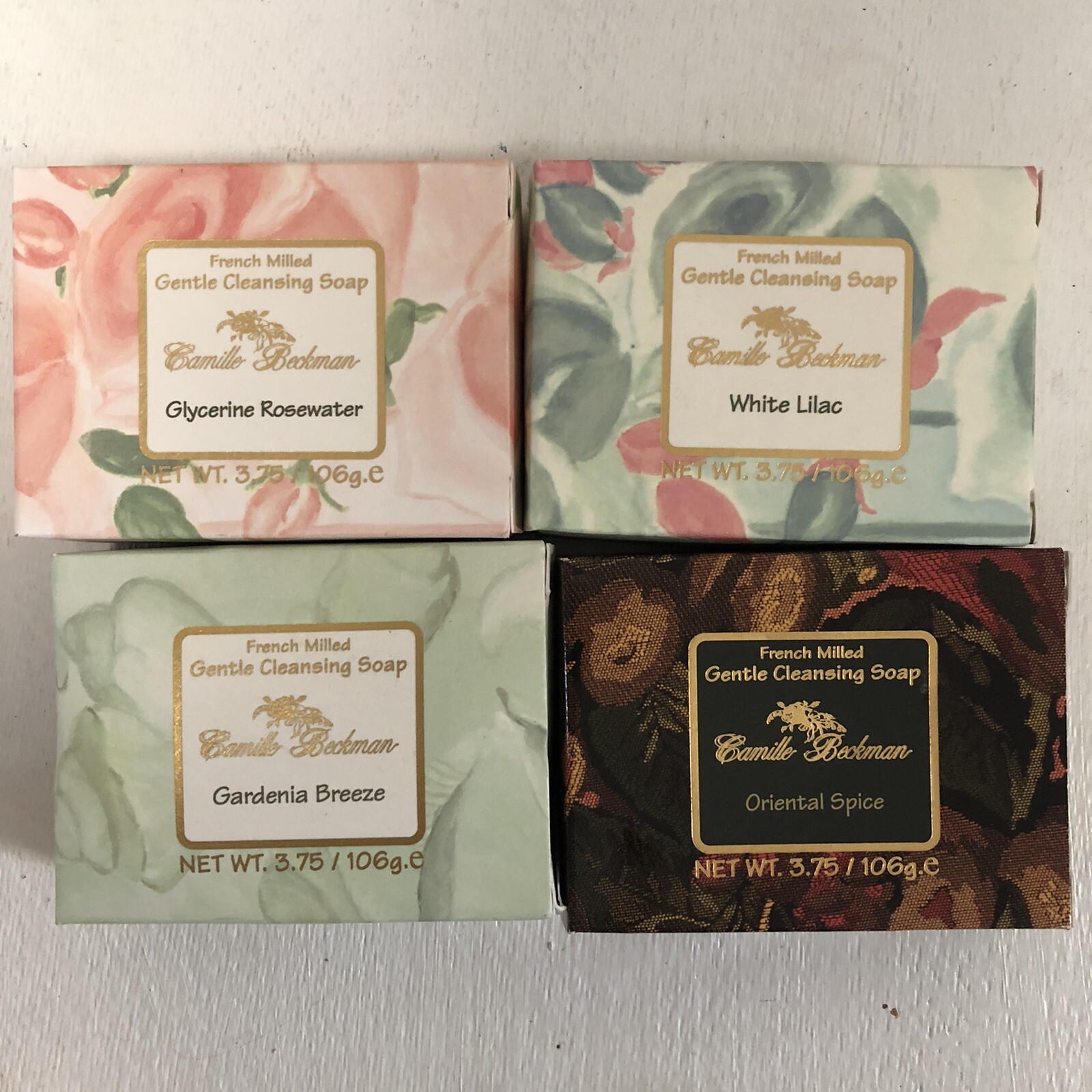 8 CAMILLE BECKMAN FRENCH MILLED GENTLE CLEANSING SOAPS