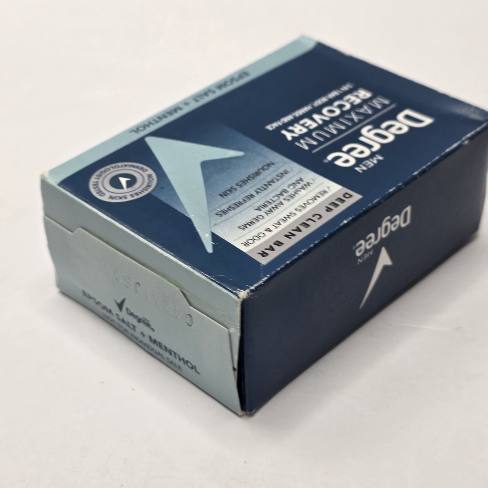 Degree Men Maximum Recovery Deep Clean Bar Soap Lot Of 3 Epsom & Menthol NIP
