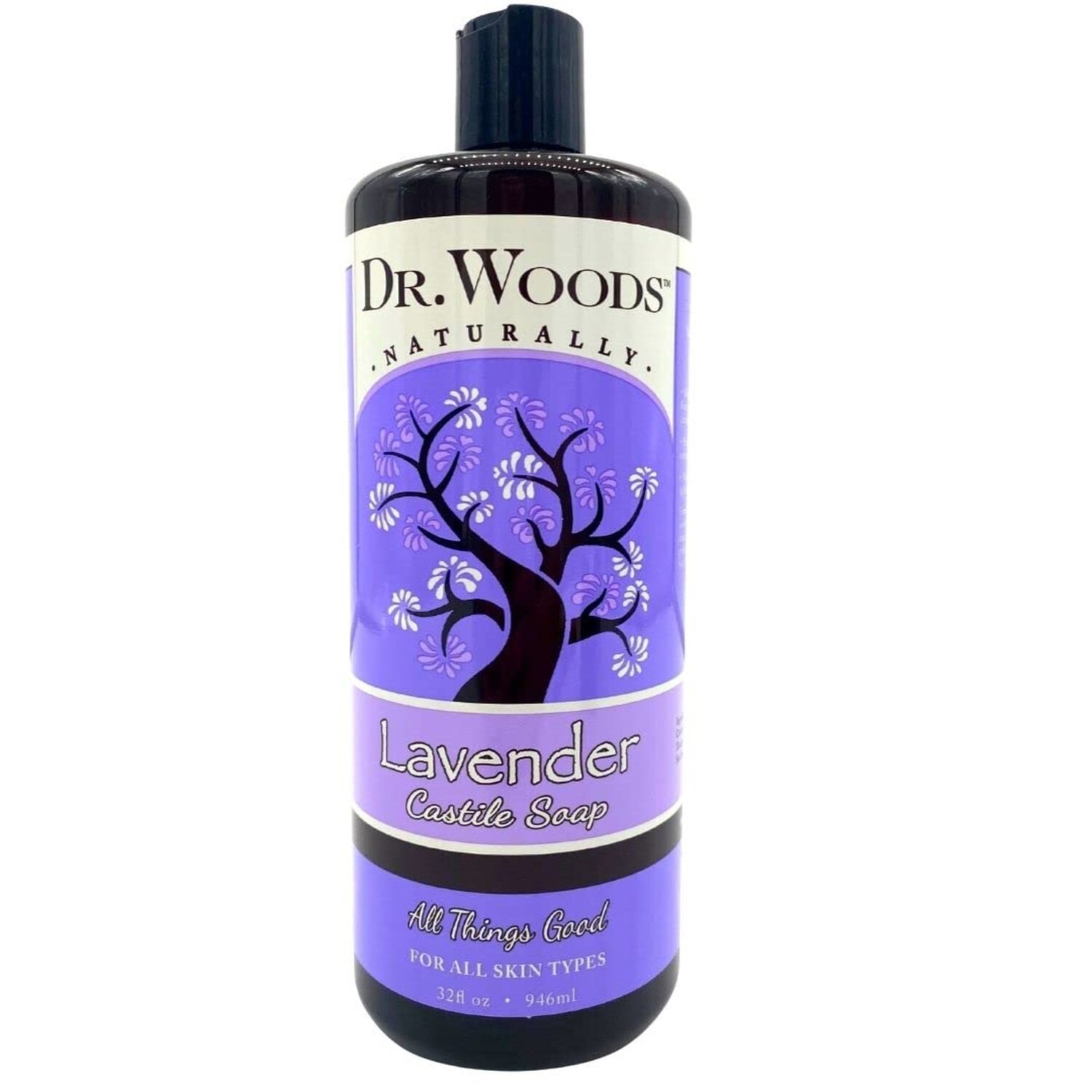 Dr. Woods Pure Lavender Castile Soap 32 Ounce 32 Fl Oz (Pack of 1)