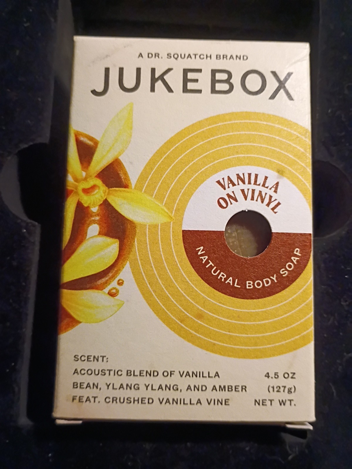 ✅ Jukebox VANILLA ON VINYL-Natural Body Bar soap Cold Processed