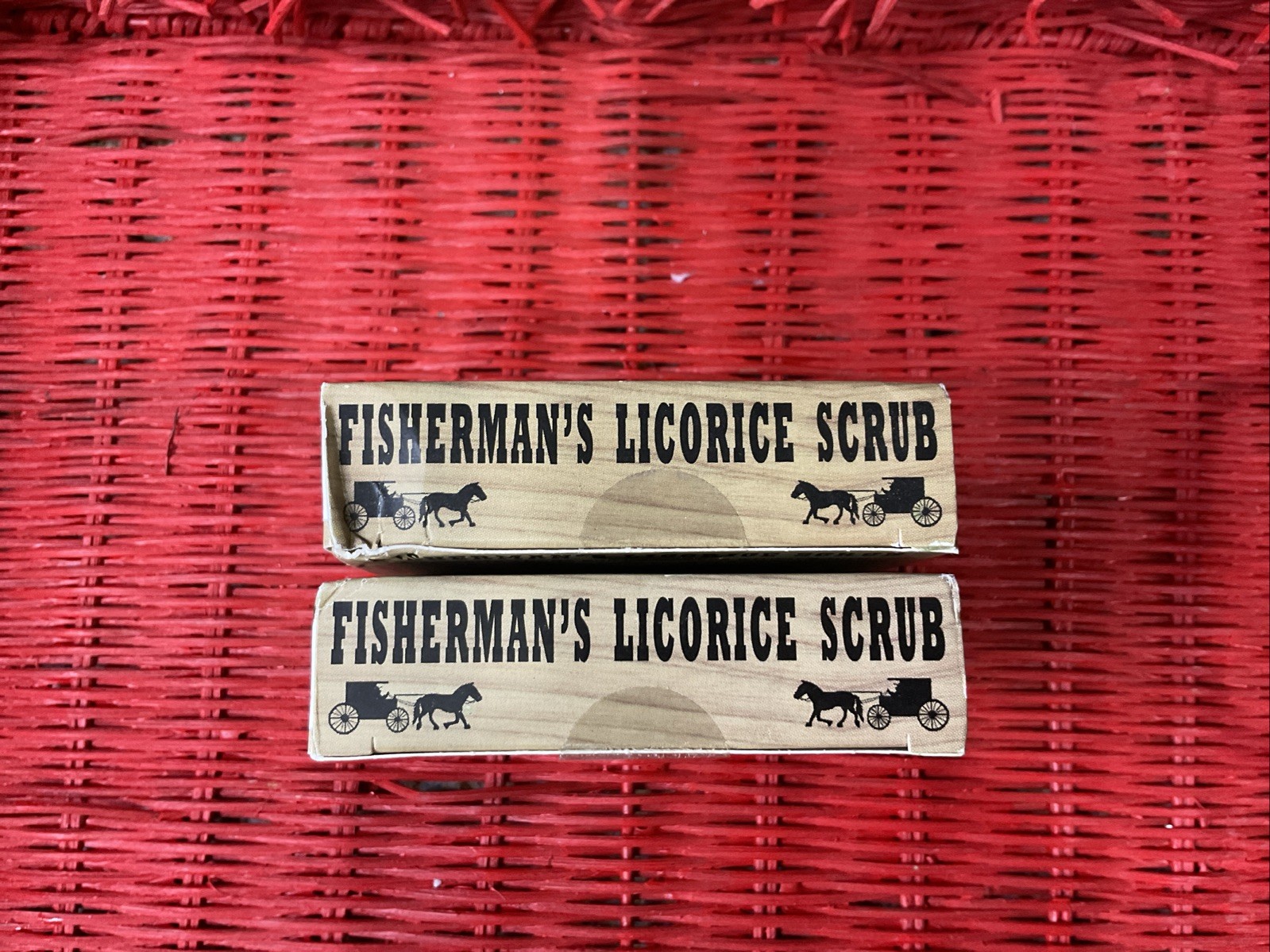 Honest Amish Natural & Organic Handmade Soap-Fisherman’s Licorice Scrub / 2 Pack