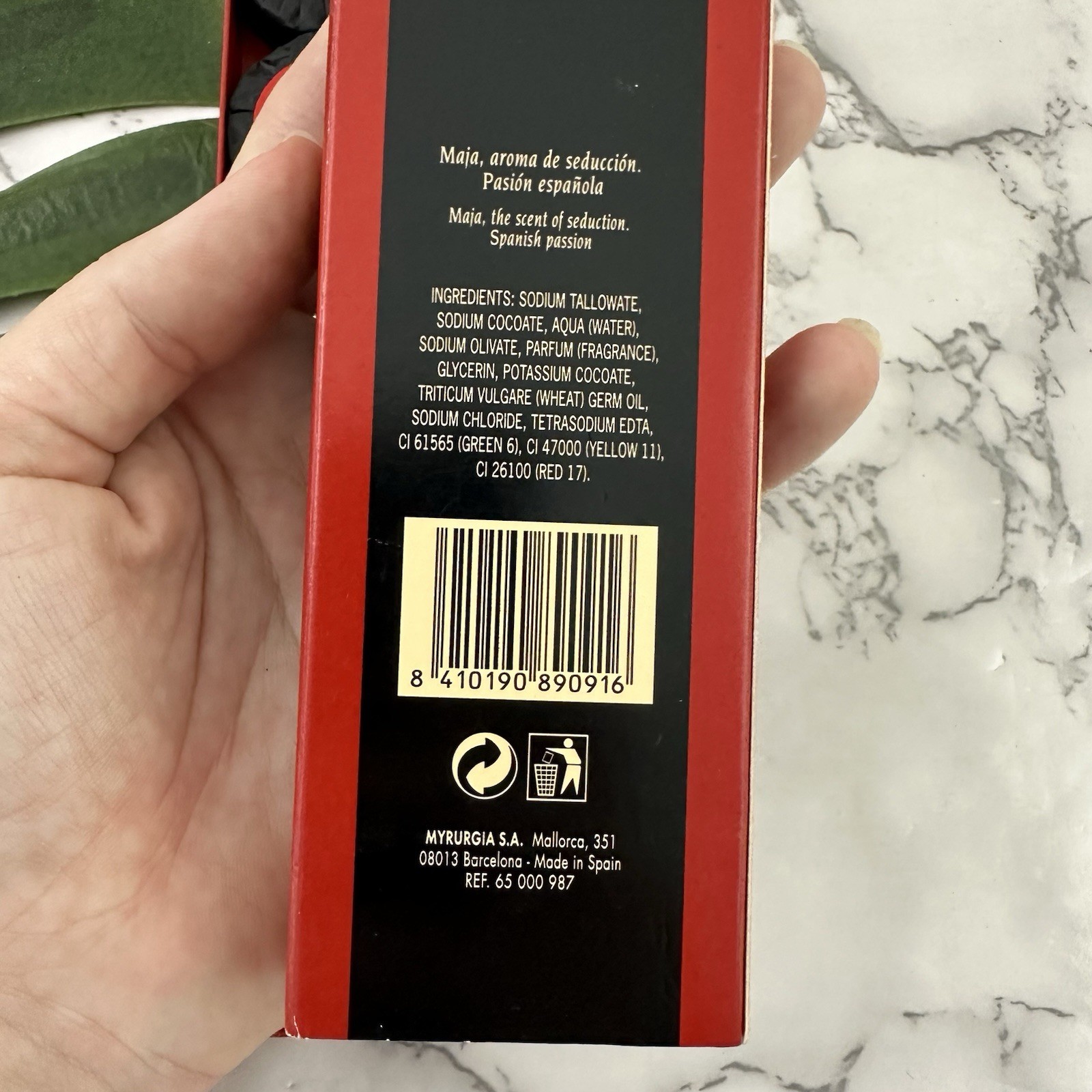Maja Jabon Savon Soap Boxed Set New 5 Small Bars Perfumed Spain Myrurgia .88 oz