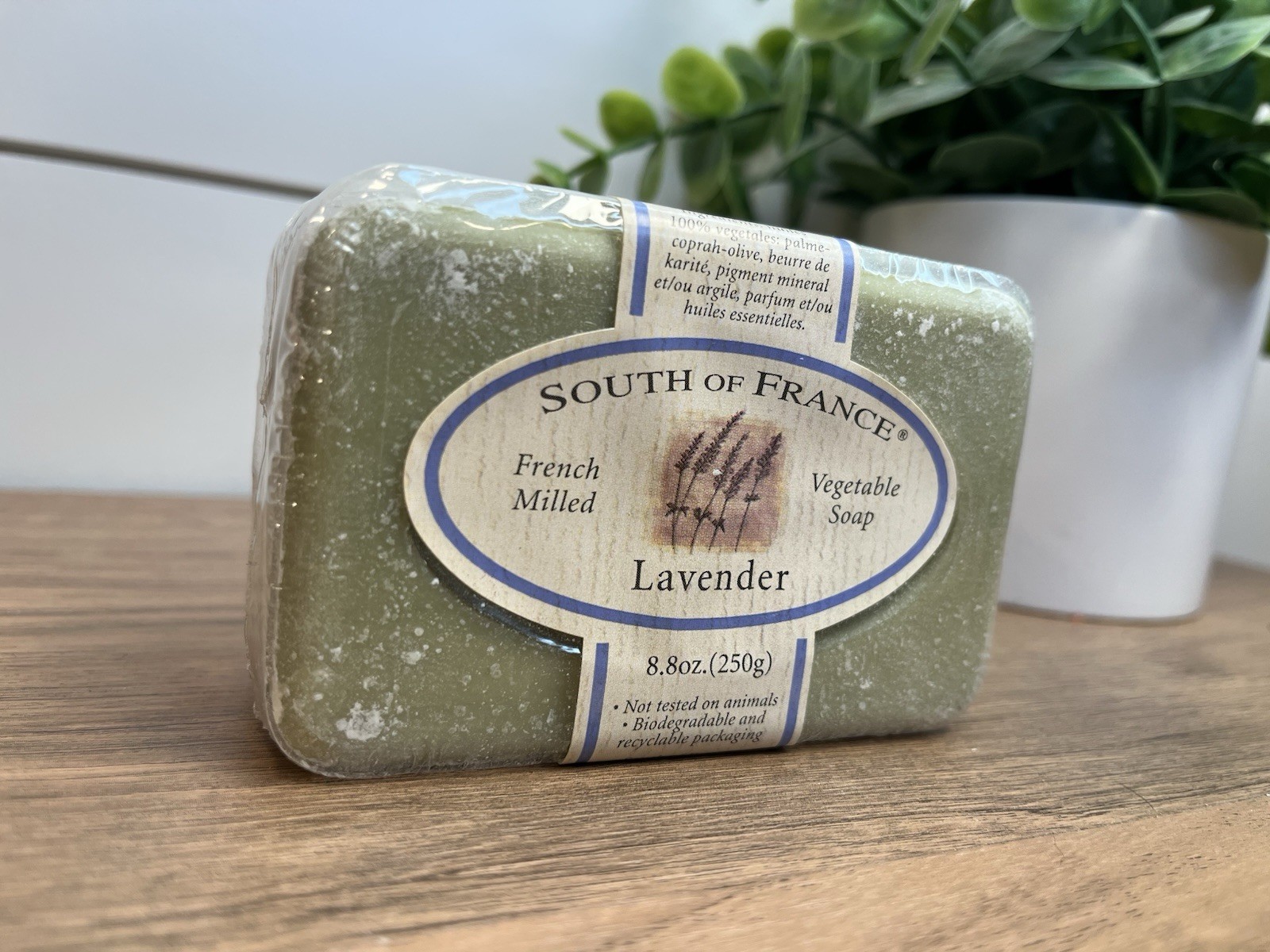 2 NEW South of France LAVENDER Bath Sized Soap Bars “French Milled” 8.8oz Sealed