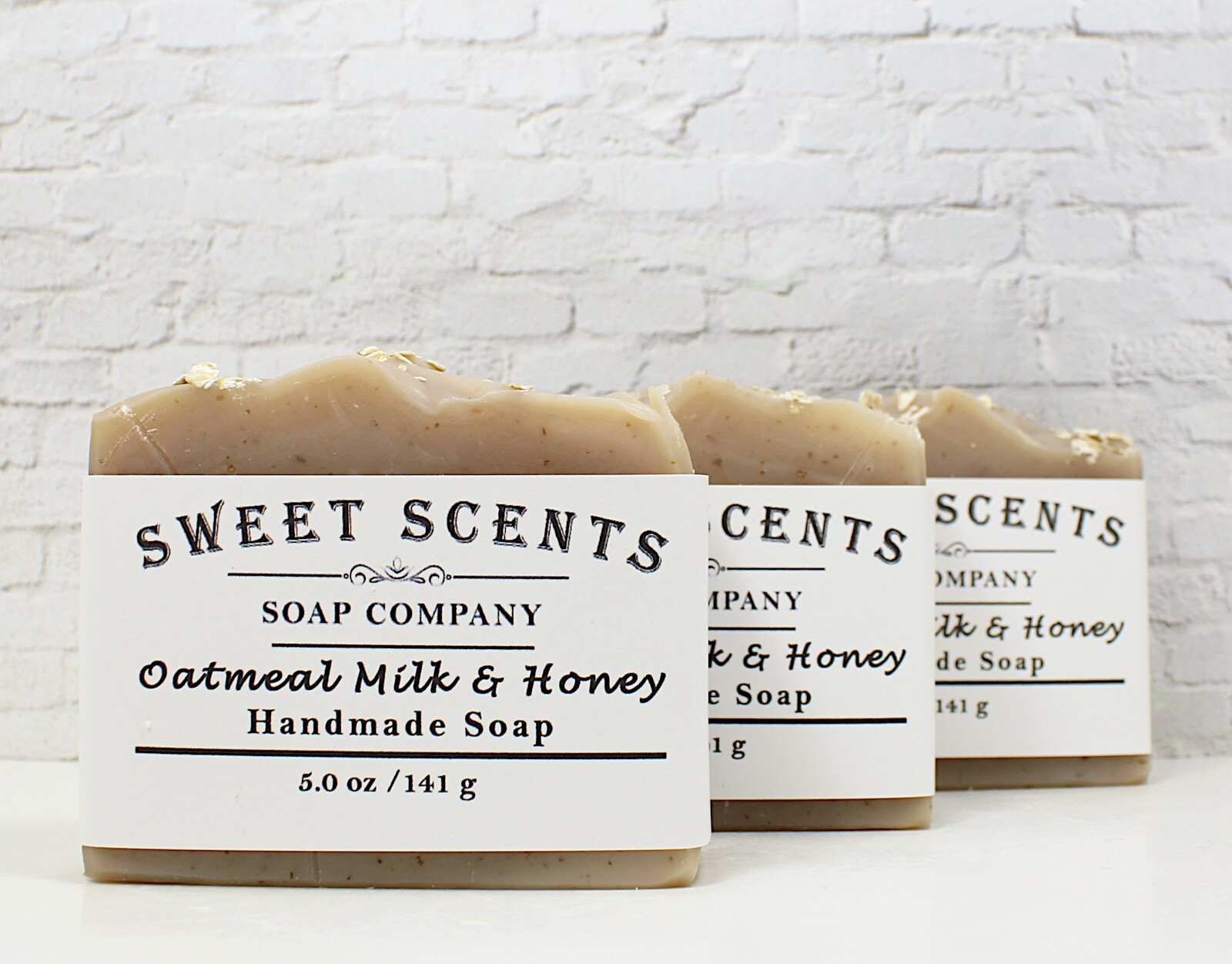 Handmade Soap – Oatmeal Milk & Honey – Cold Process, Scented Soap