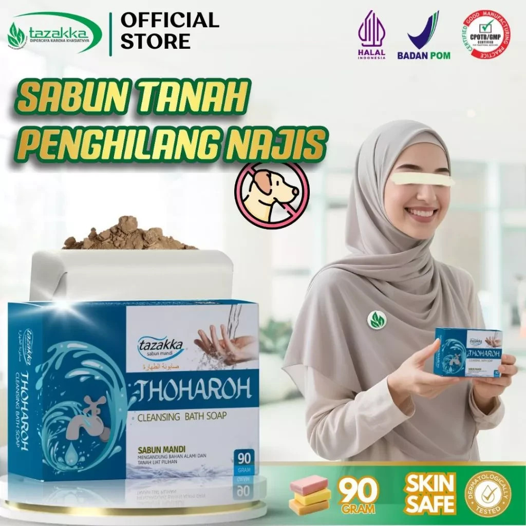 Herbal Cleansing Bar Soap 90g | Clay & Salicylic Acid | Skin Smoothing Body
