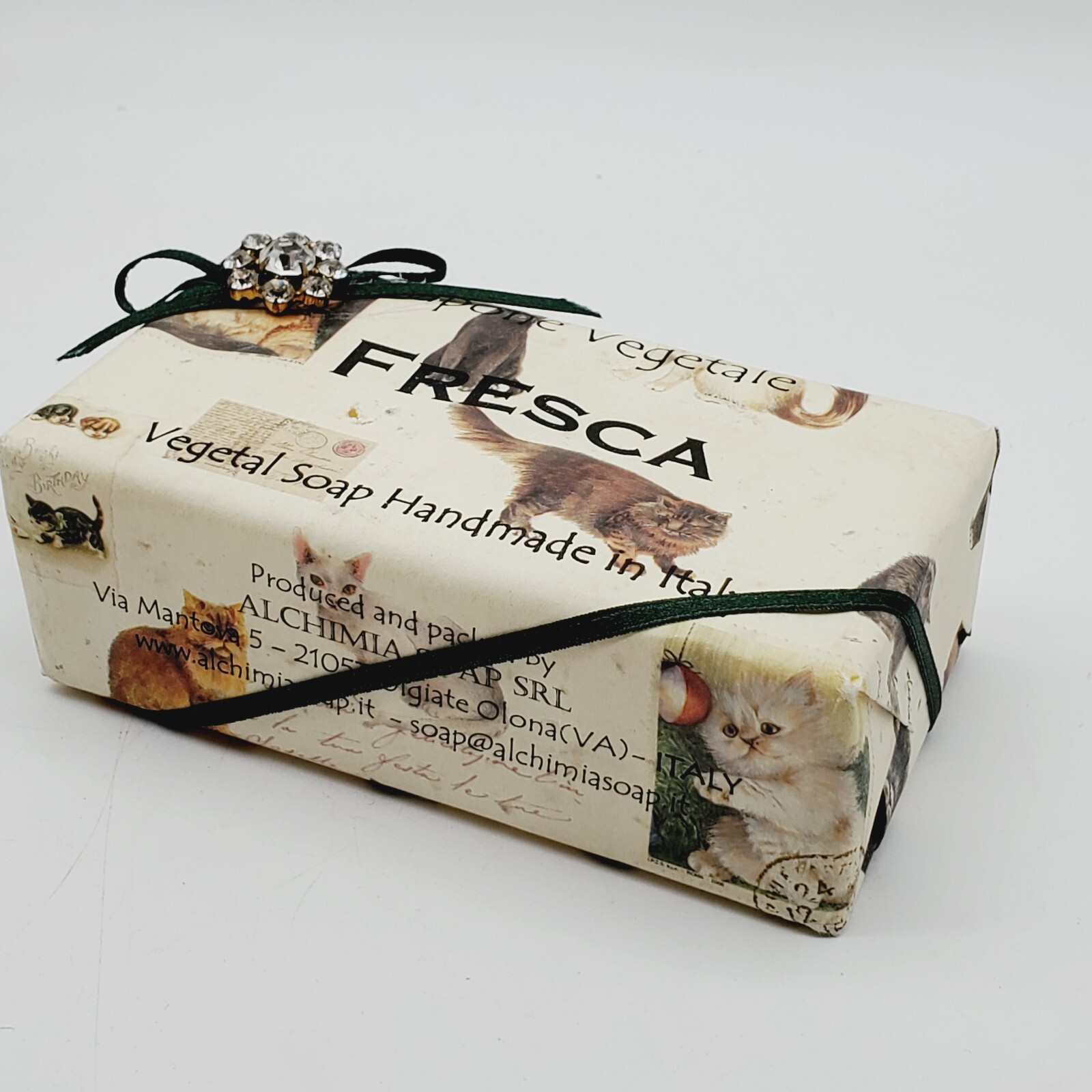 Sapone Vegetable Italy Soap Italian Made Fresca Scent 10.6oz NIP Alchima