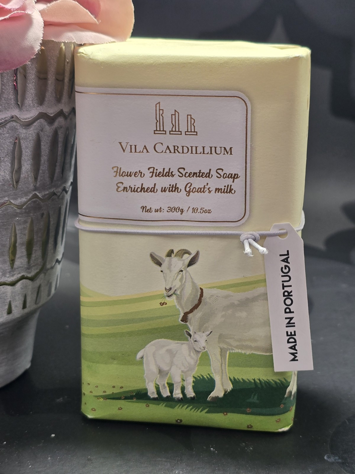 Vila Cardillium Flower Fields Scented Soap With Goat’s Milk 300g/10.5oz Portugal