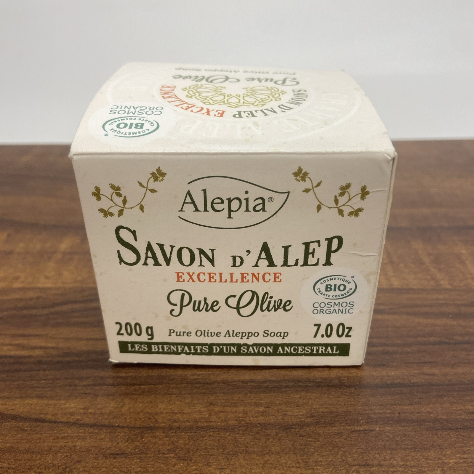 Excellence Organic Pure Olive Alep Soap 7.0 oz
