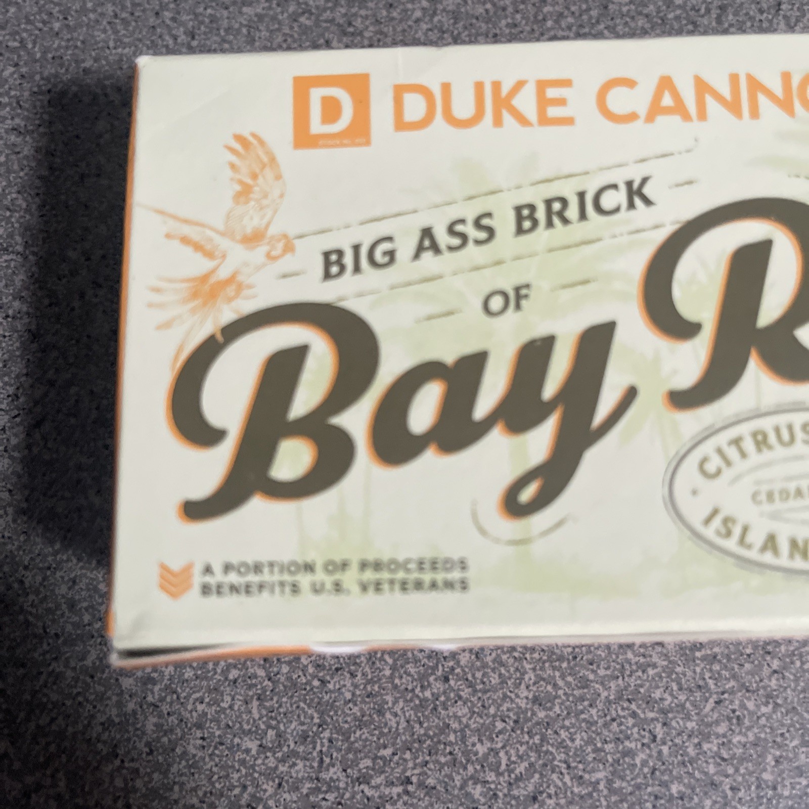 Duke Cannon One Big Ass Brick of Bay Rum Soap