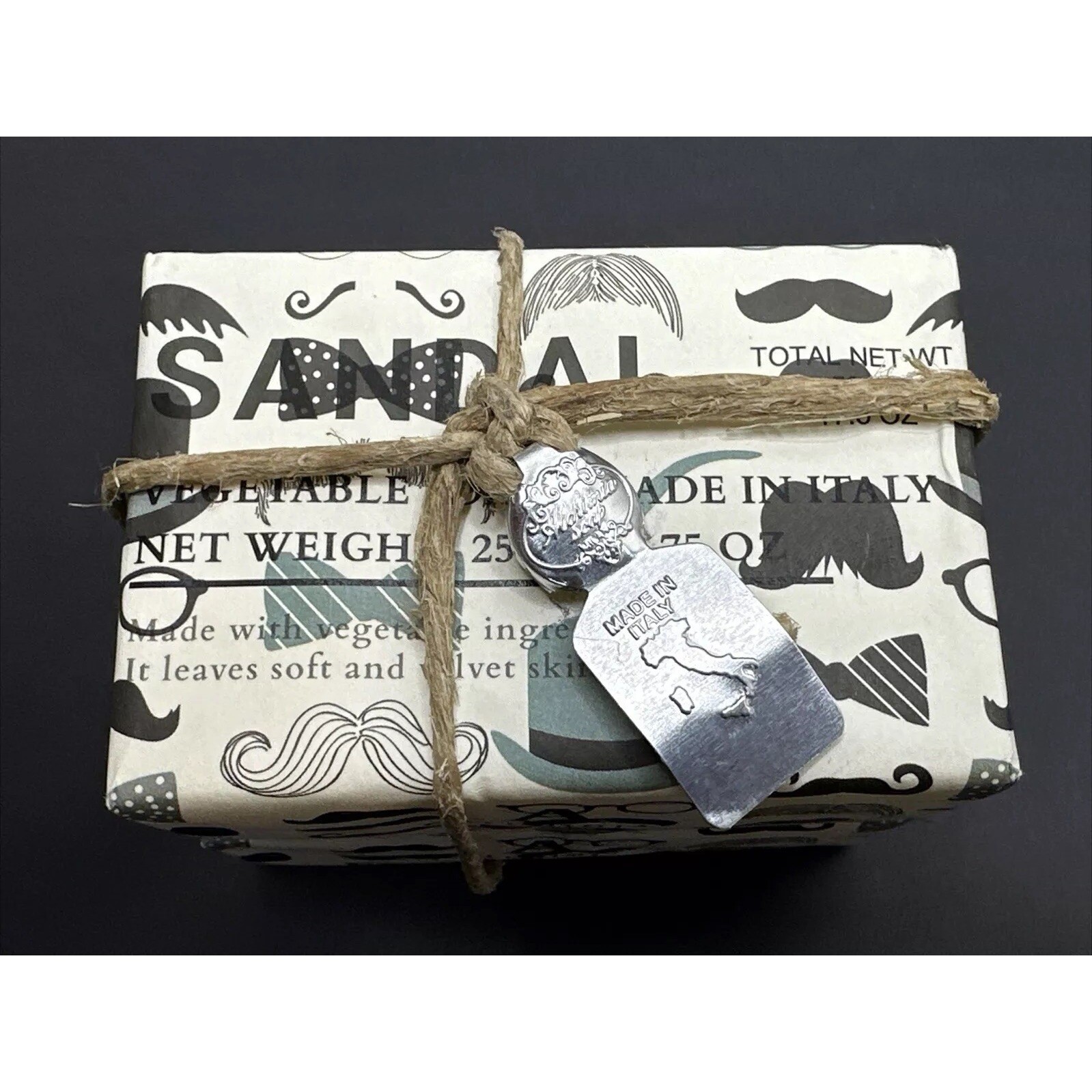 Alchimia Sandal Vegetable Soap Made In Italy – Pack Of (2) 8.75 Ounce Bars