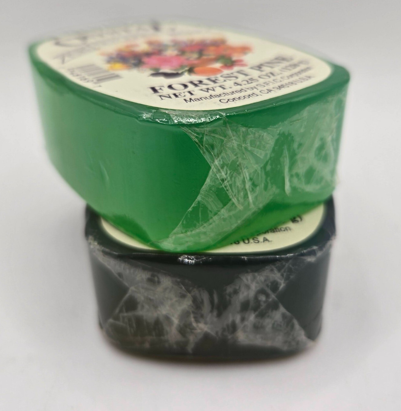 Lavender/Forest Pine SOAP -2 CRYSTAL PURE GLYCERINE SOAPS 4.25oz/120g NEW/SEALED