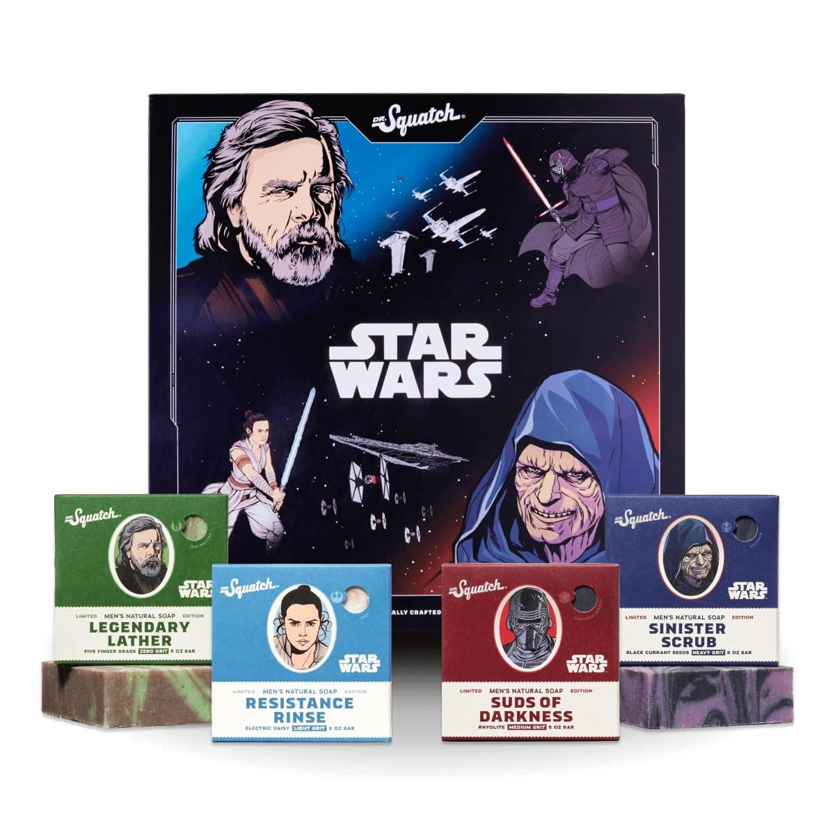 Dr.Squatch Star Wars Eposide 1, 2 and The Batman Collectors Edition with Box