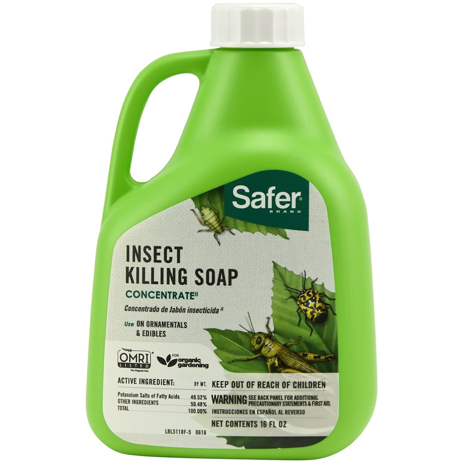 Insecticidal Soap Concentrate – OMRI Listed for Organic Use