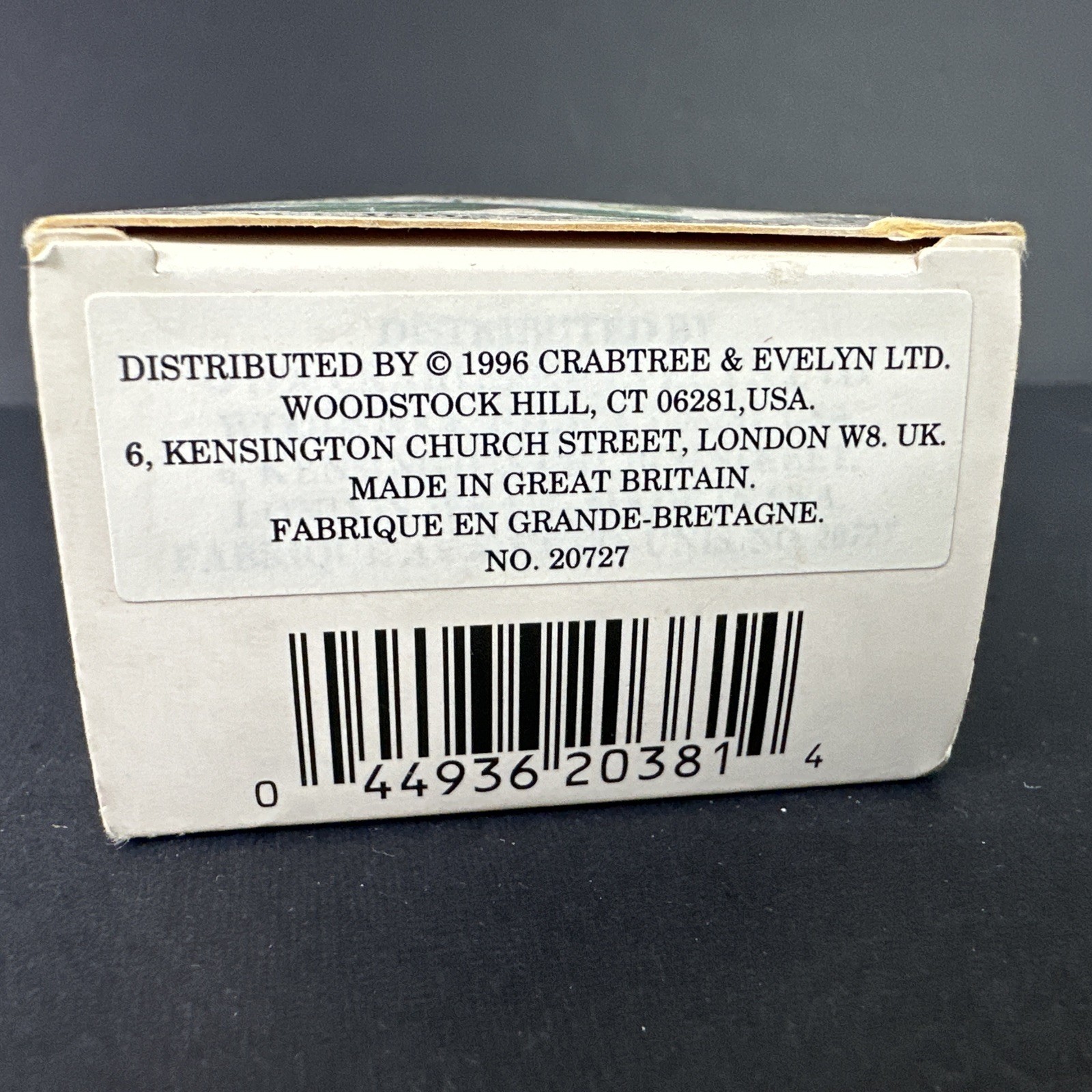 Crabtree & Evelyn Perfumed Passion Flower Bar Soap Box 3.5 Oz 100g 1996 Vintage