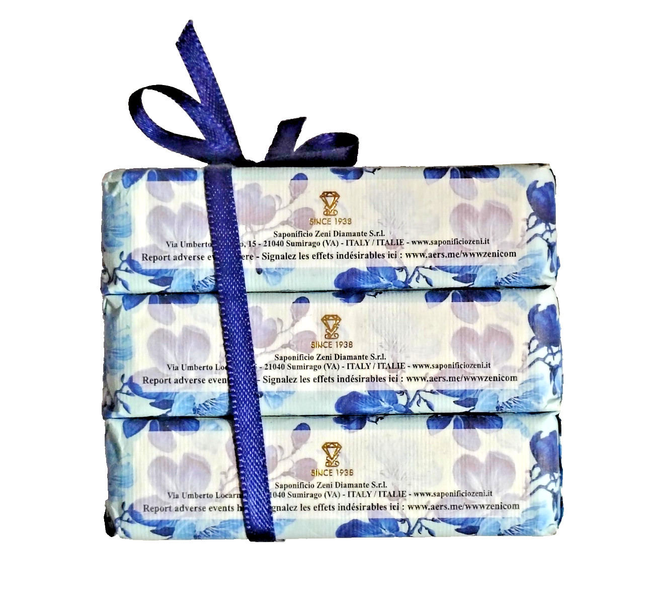 Luxury Fine Triple Milled Soap Bar – White Musk-Musc Blanc 3 X 5.2 oz. 3 X 150g