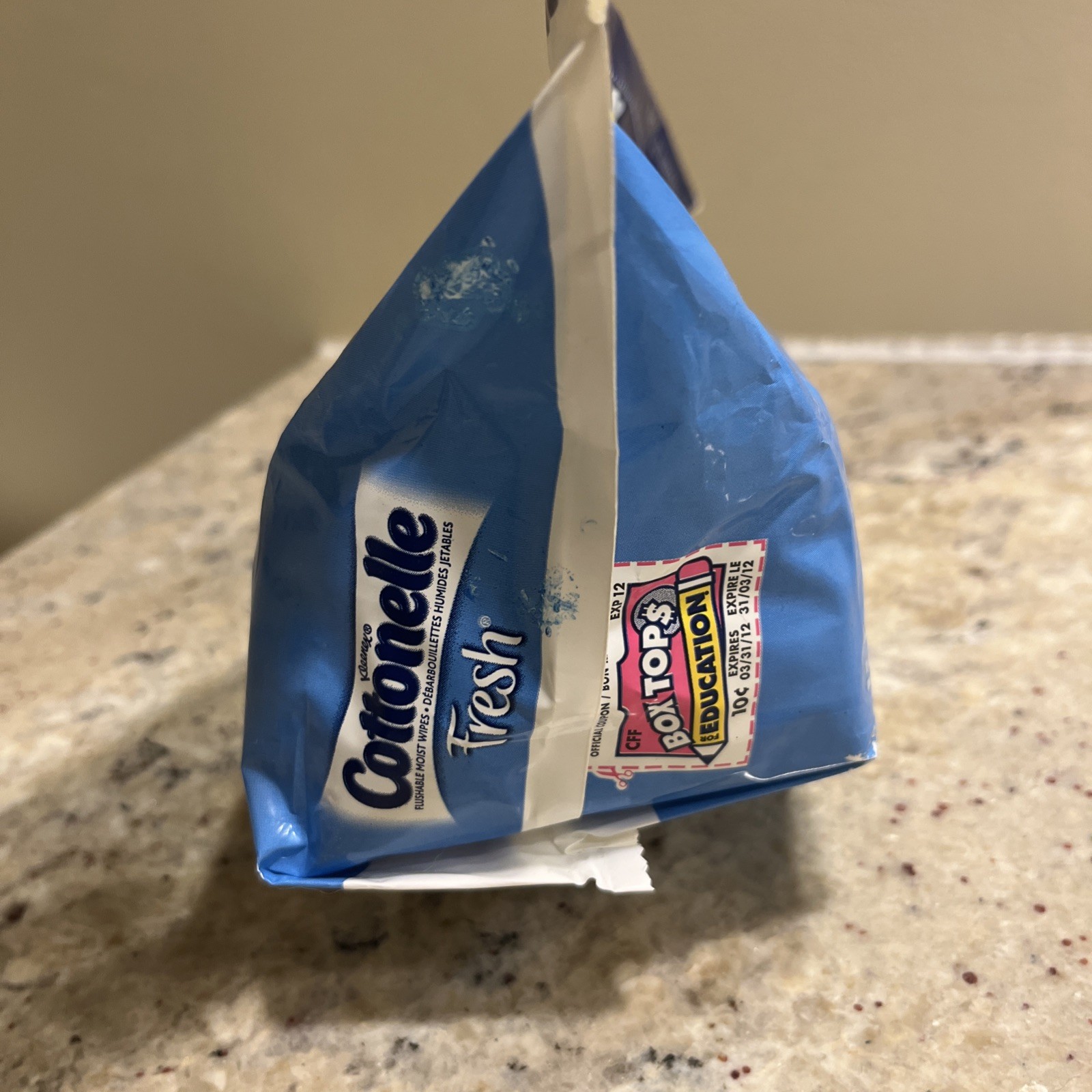 Cottonelle Flushable Wet Wipes 84 Count, ~ DISHEVELED PACKS ~ UNOPENED 2007