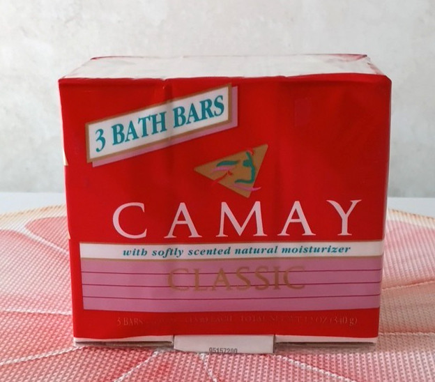 Camay Classic Pink Soap Softly Scented Beauty Bar 3 Pack Bath Bars 4 oz 90s` new