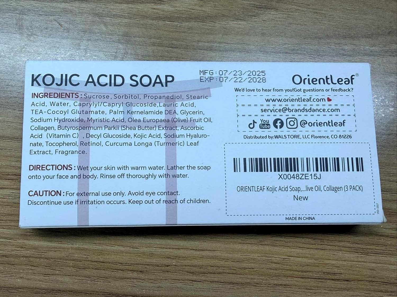 Kojic Acid Soap, Turmeric Soap Bar for Dark Spots, Fresh Citrus Scent, Gentle fo