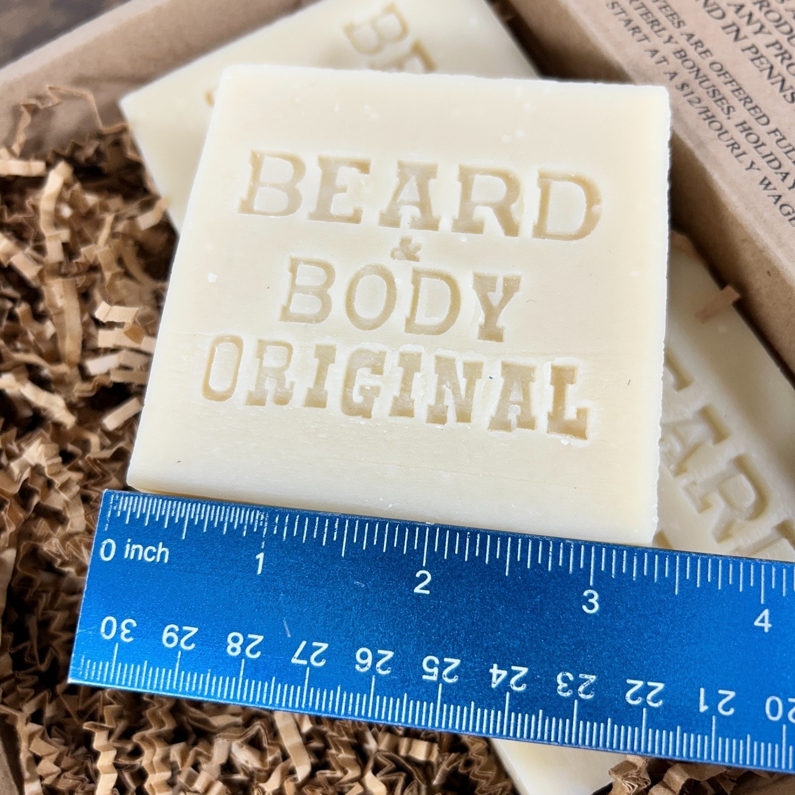 Original Beard and Body Soap by Honest Amish 18 oz TOTAL – SET of 3 6 oz Bars