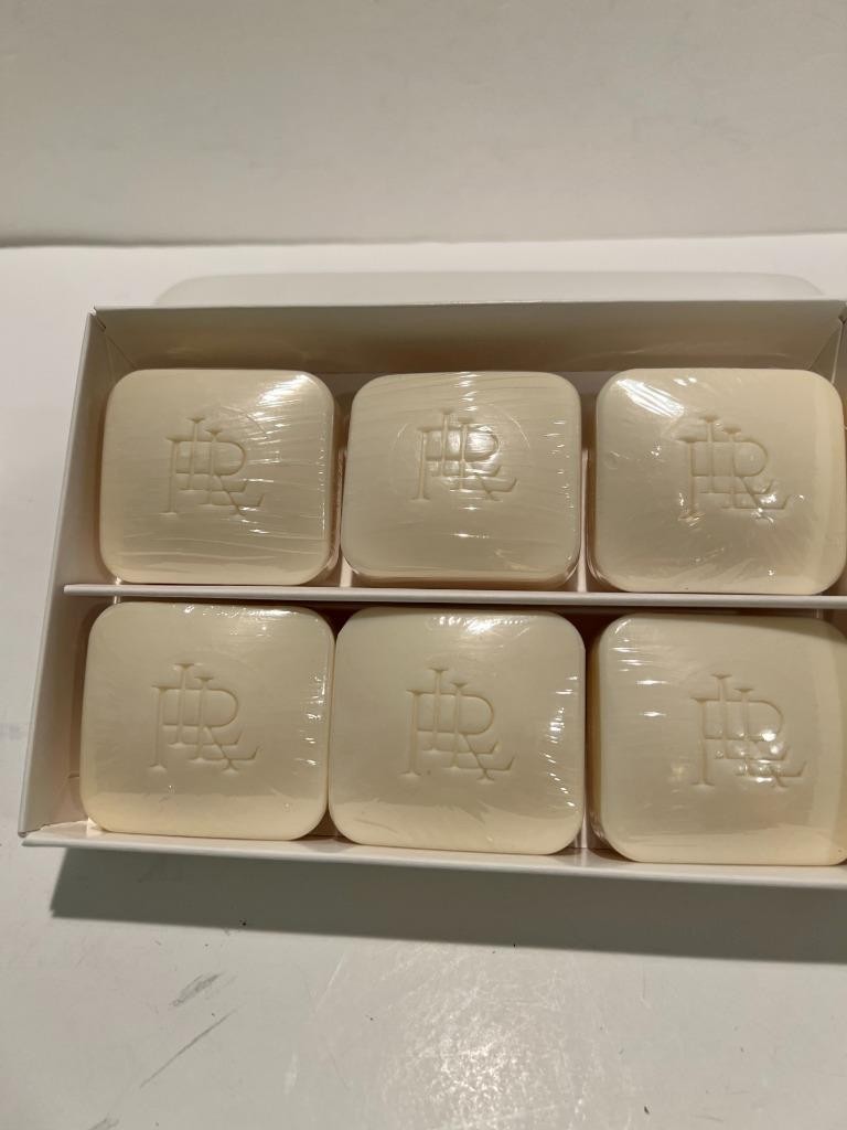 Ralph Lauren Country Club Scented Soaps 6 wrapped New in Box
