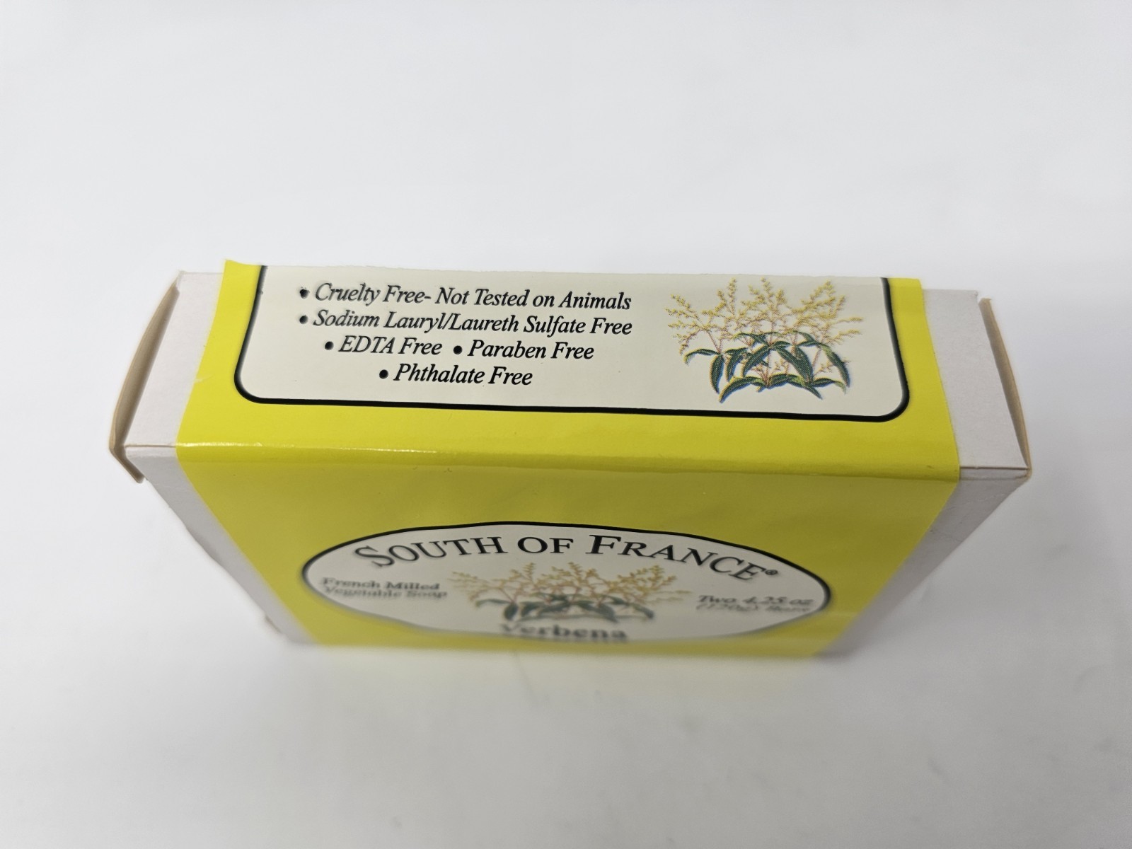 South Of France Verbena 4.25 oz Bar Soap French Milled Vegetable Soap