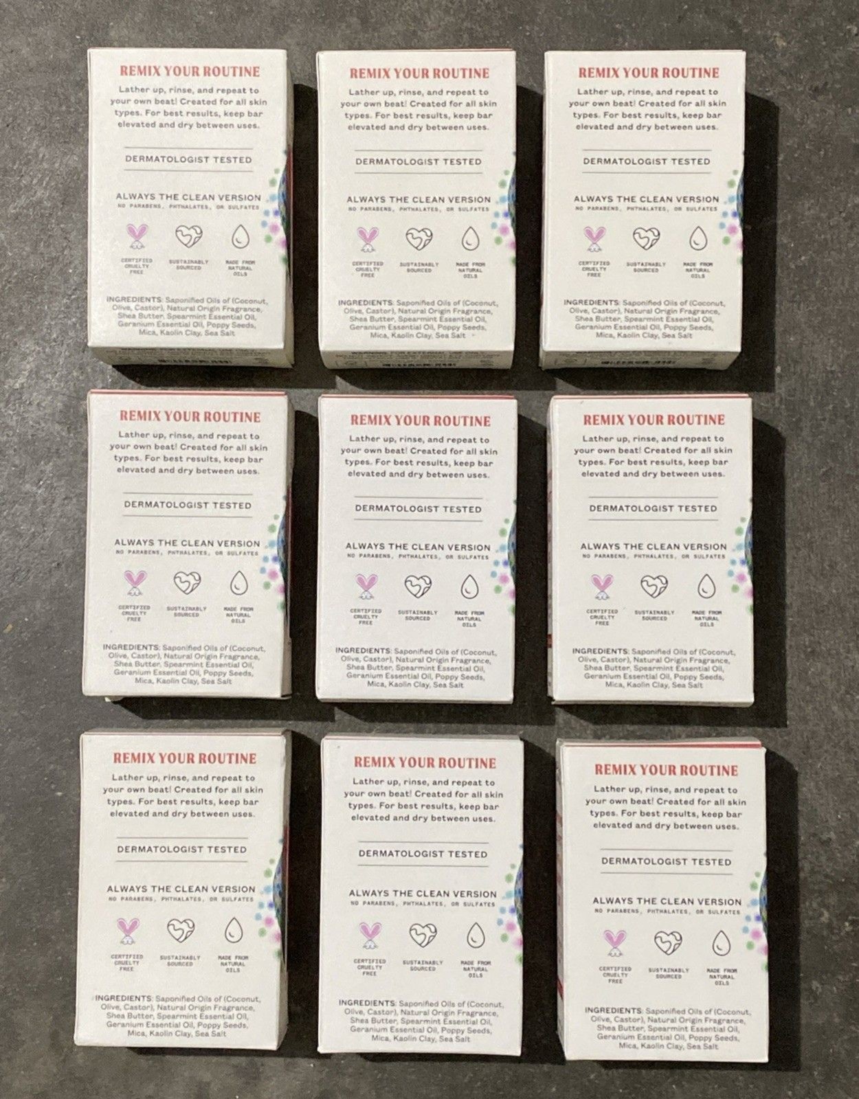 (9) Jukebox Watermelon Disco Natural Body Soap Bar Dr. Squatch Agave Poppy Seed