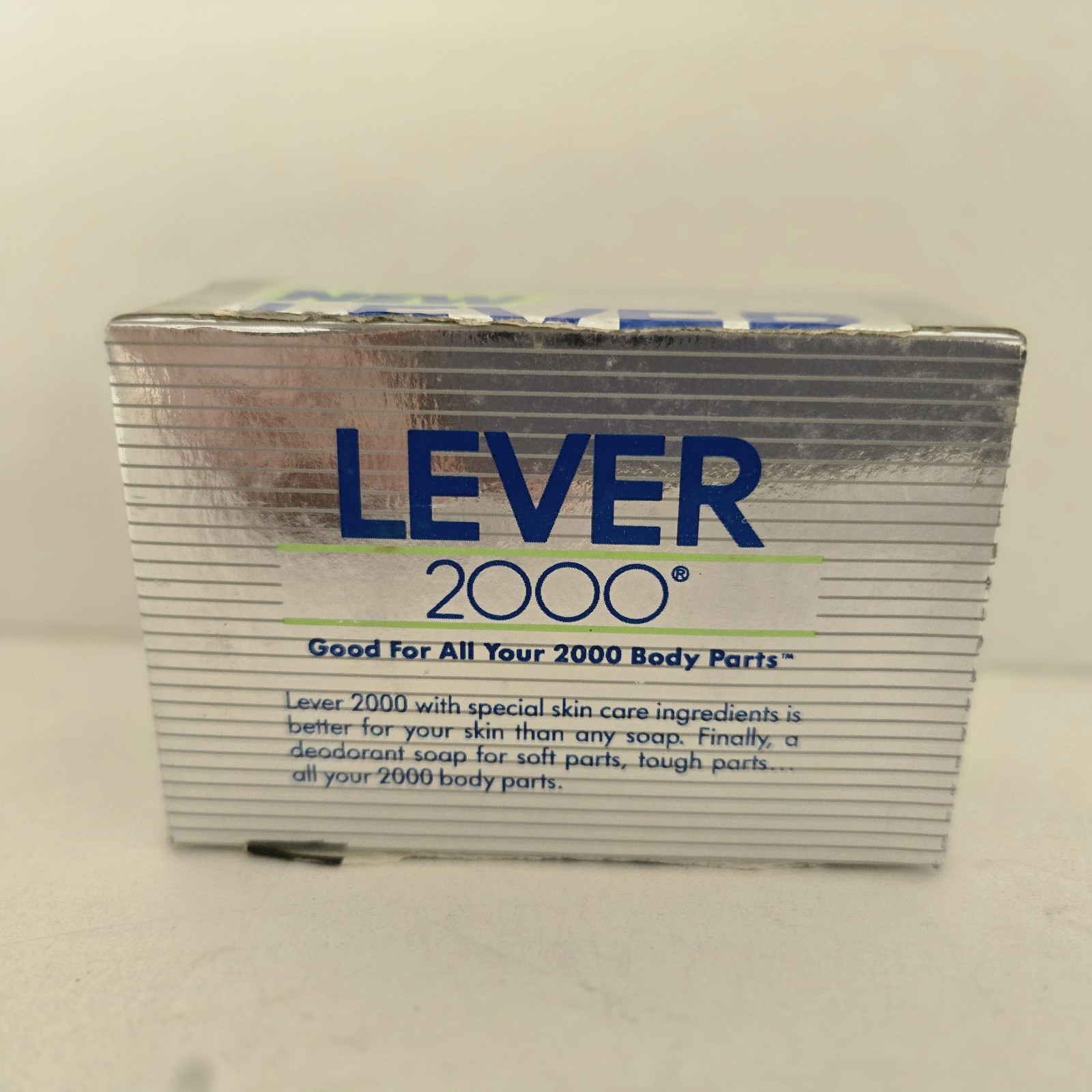 Vintage Lever 2000 White Deodorant Soap Bar 5oz NEW SEALED