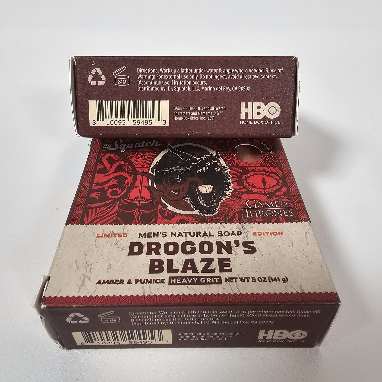 Dr. Squatch Game Of Thrones Bricks SET OF 3 Limited Edition New HBO Soap