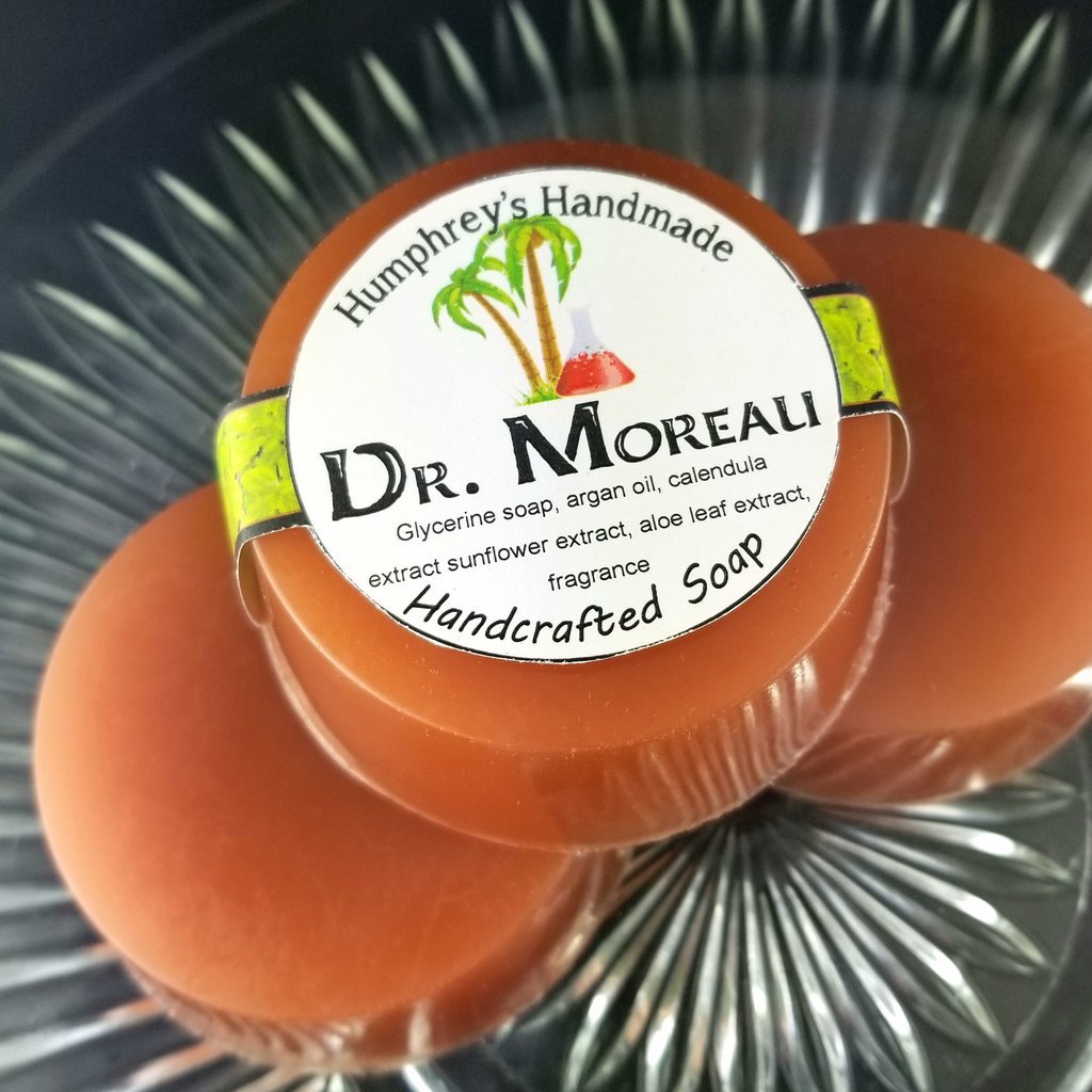 DR MOREAU Lime Coconut Soap Shave Shampoo Bar Unisex Glycerin Stocking Stuffer