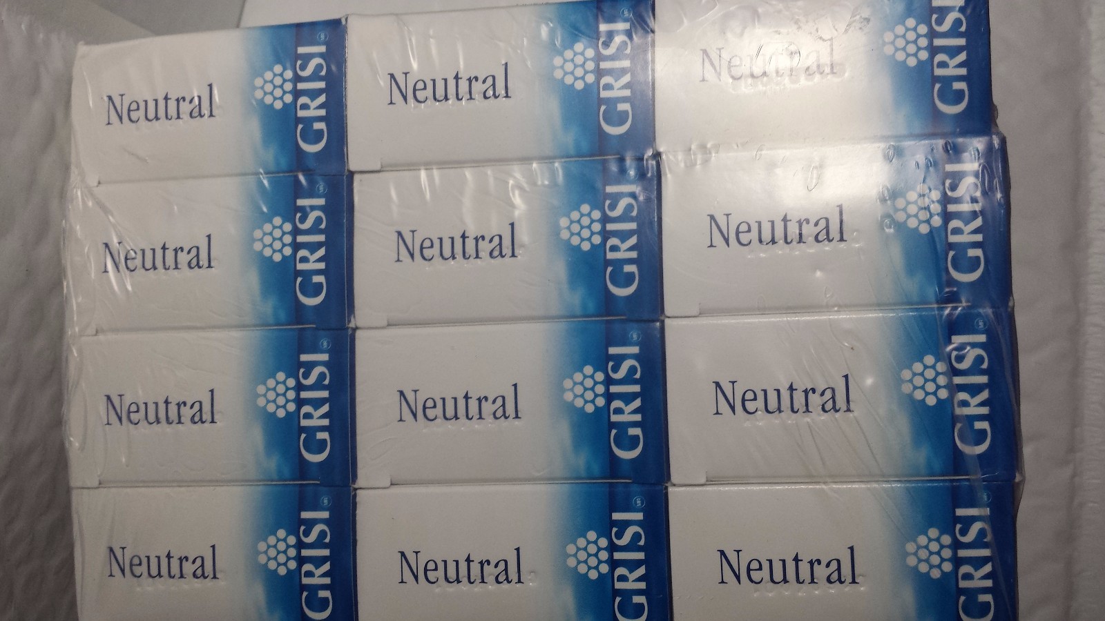 12 NATURAL SOAP NEUTRAL GRISI HYPOALLERGENIC NET WT 3.5 OZ EACH JABON NEUTRO