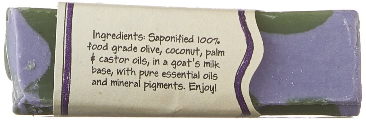 New Indigo Wild Zum Bar Goat’s Milk Soap Lavender Mint