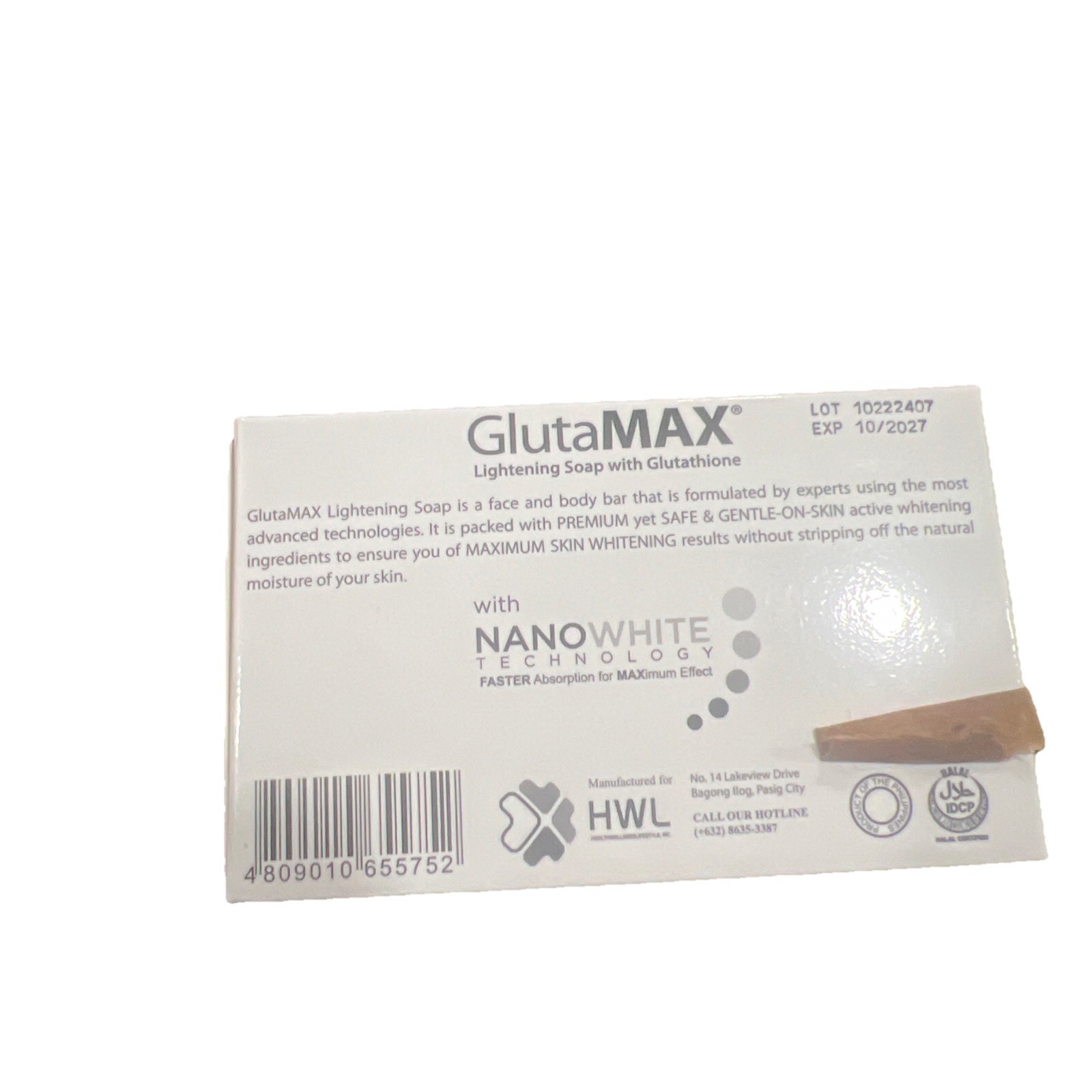 GlutaMAX Lightening Soap with Glutathione for All Skin Types 135g
