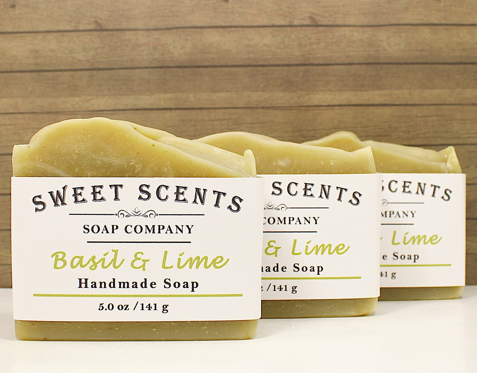 Basil & Lime Soap – Handmade, Natural, Cold Process, Essential Oil Soap