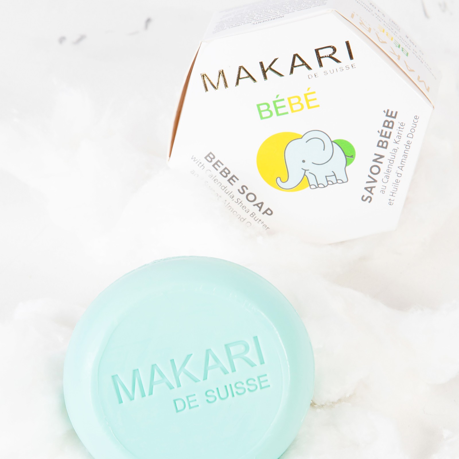 3 Pack Bebe Soap – Calendula by Makari for Women – 5.4 oz Soap