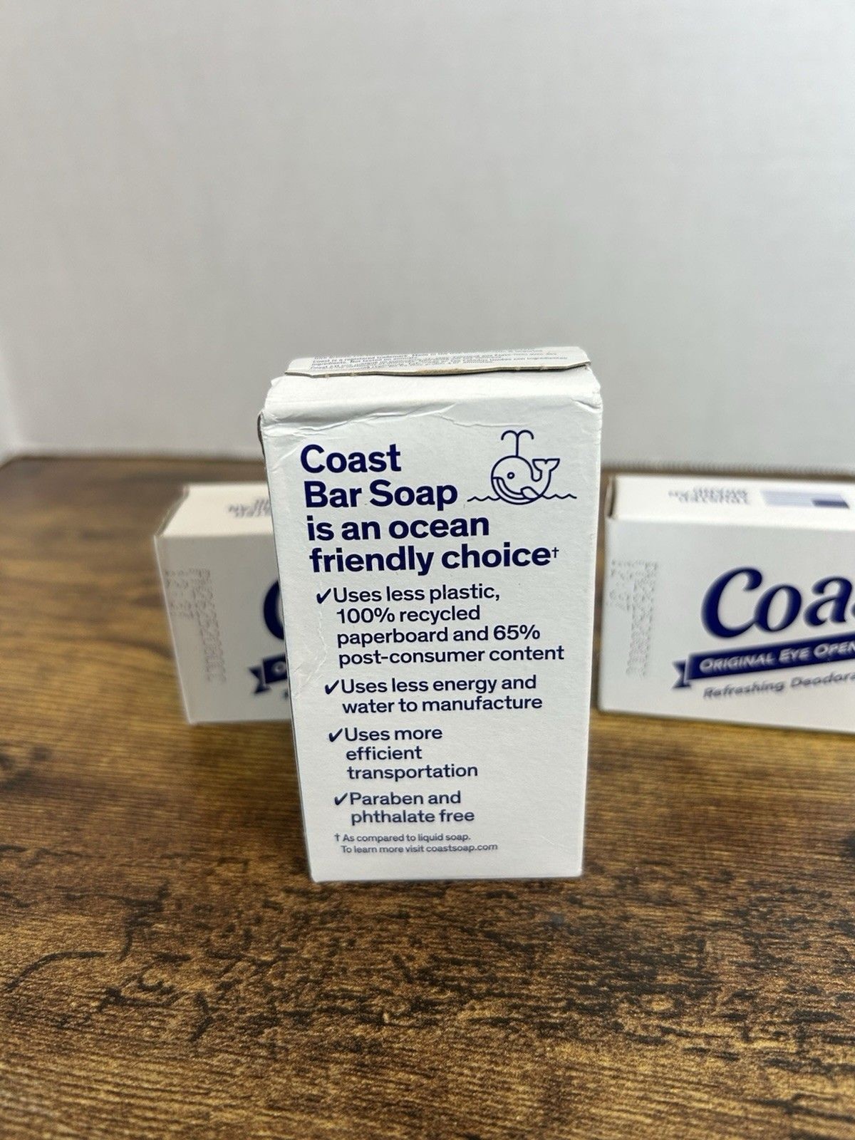 Coast Original Eye Opener Refreshing Deodorant Soap Lot of 3 Bars 3.2oz Each USA