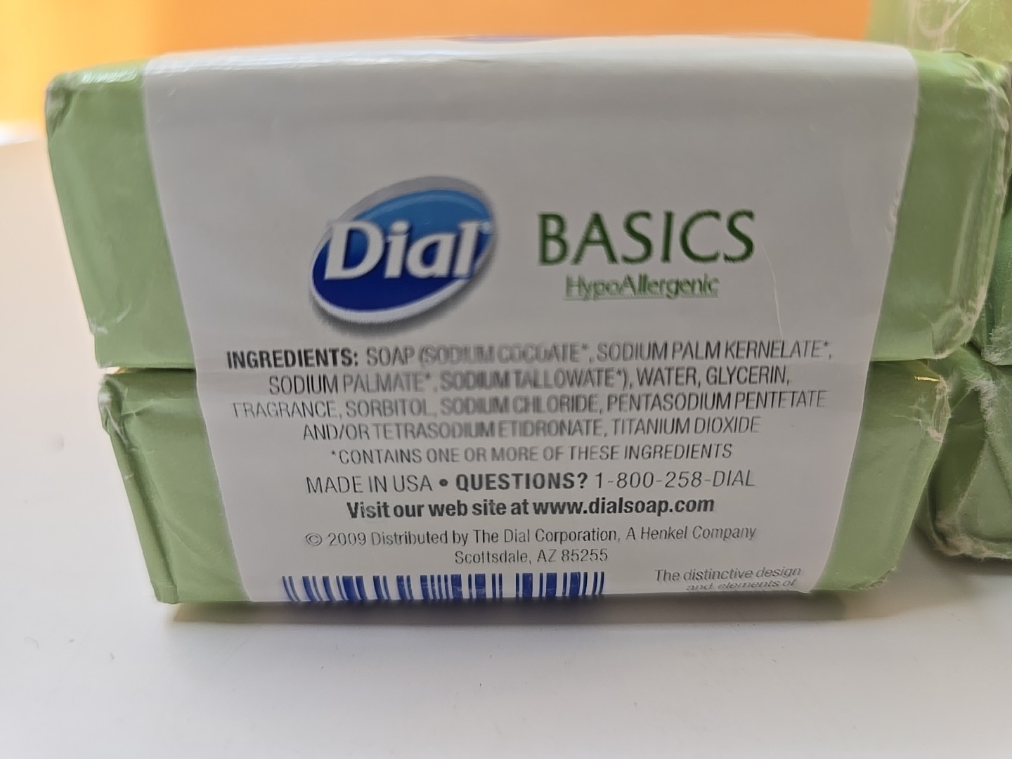 Dial Basics Hypoallergenic Bar Soap Lot Of 5 NEW SEALED Discontinued