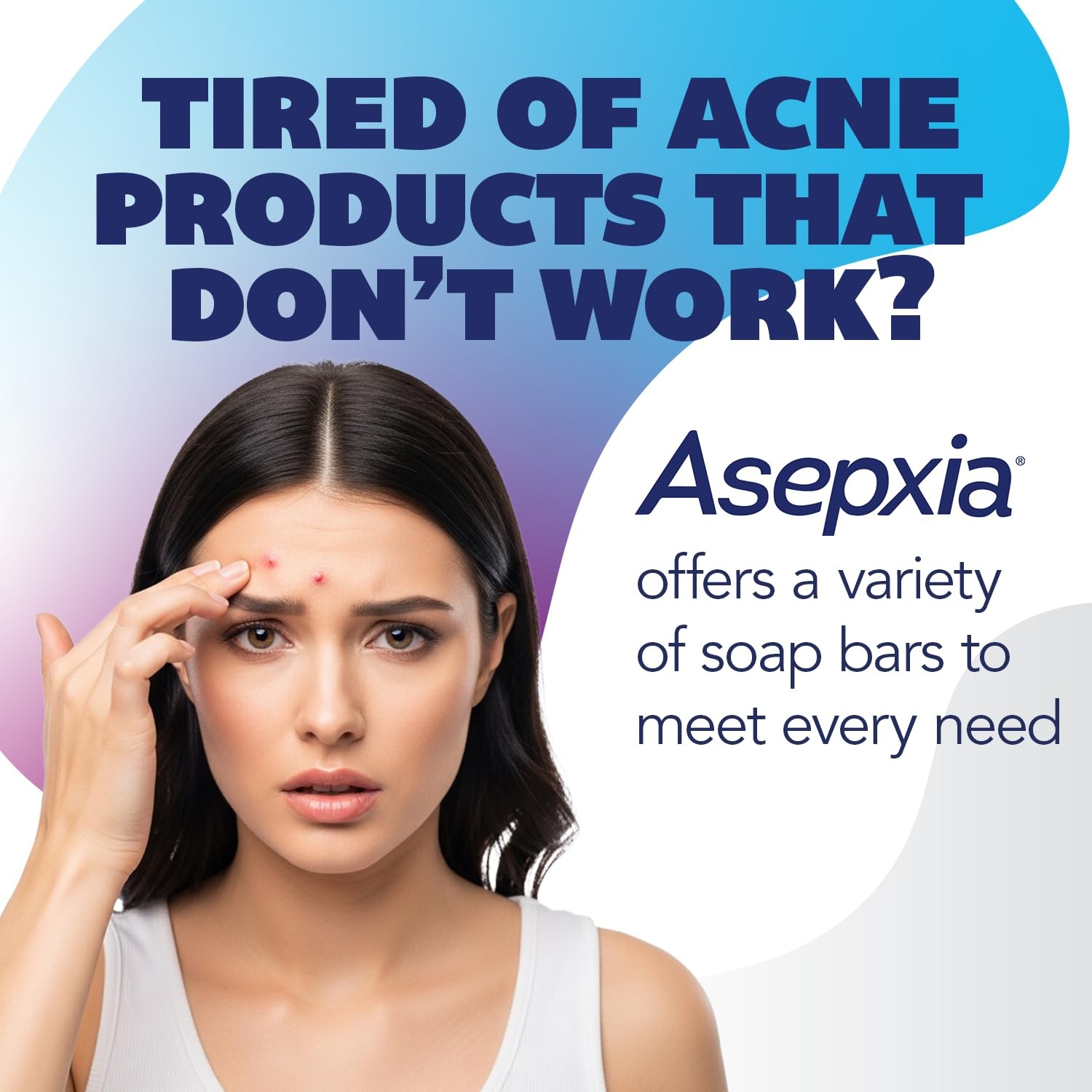 Asepxia Soap Face Wash Variety Pack – 4 Facial Bars for 1 Count (Pack of 5)