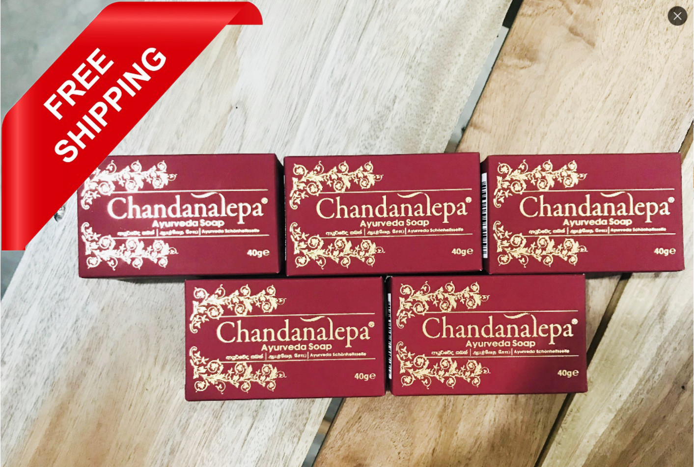 SANDALWOOD SOAP BAR AYURWADIC HERBAL SOAP SRI LANKA CHANDANALEPA FOR SOFT SKIN
