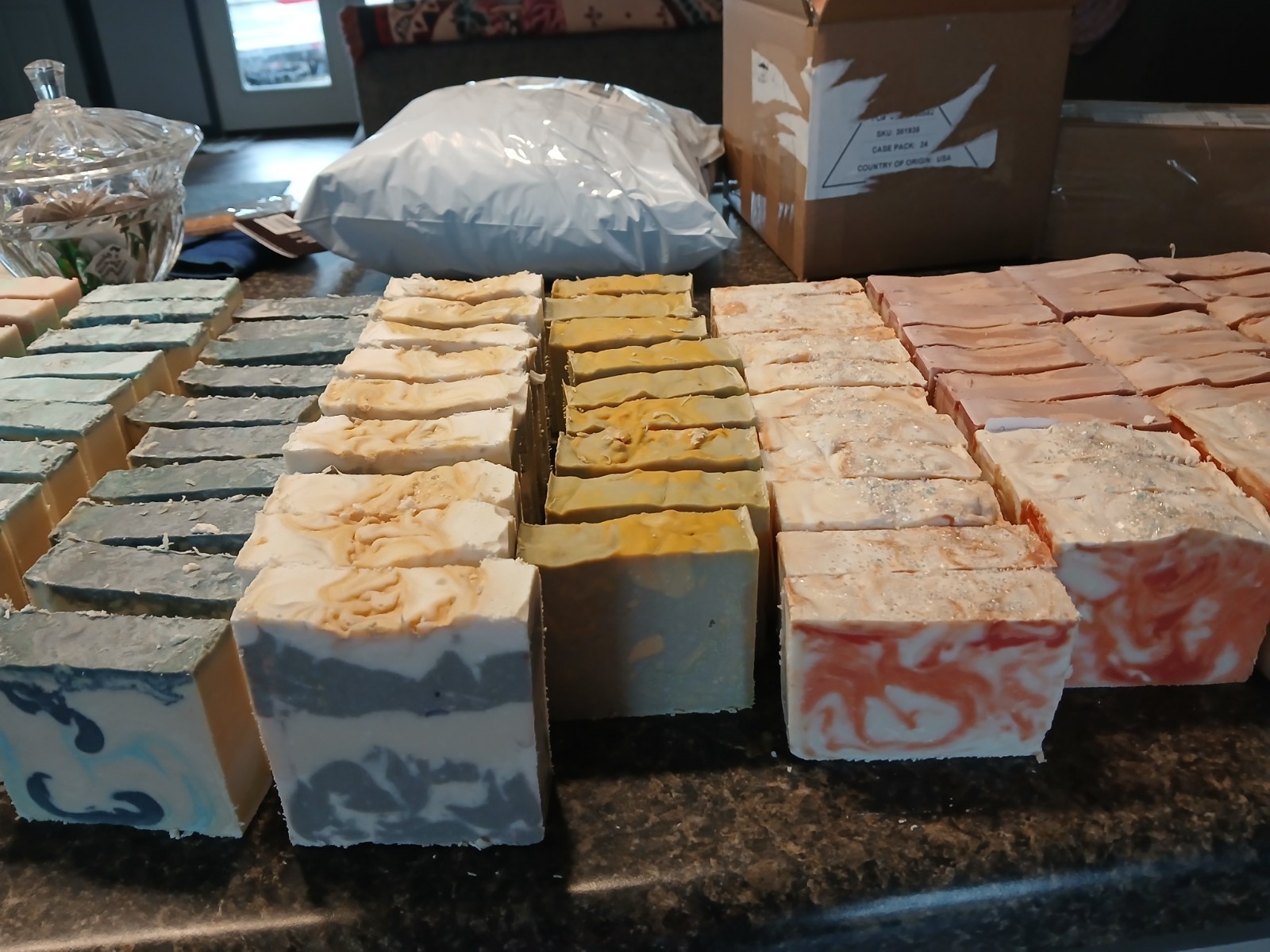Organic vegan Assortment Soap 3 pounds essential oils.